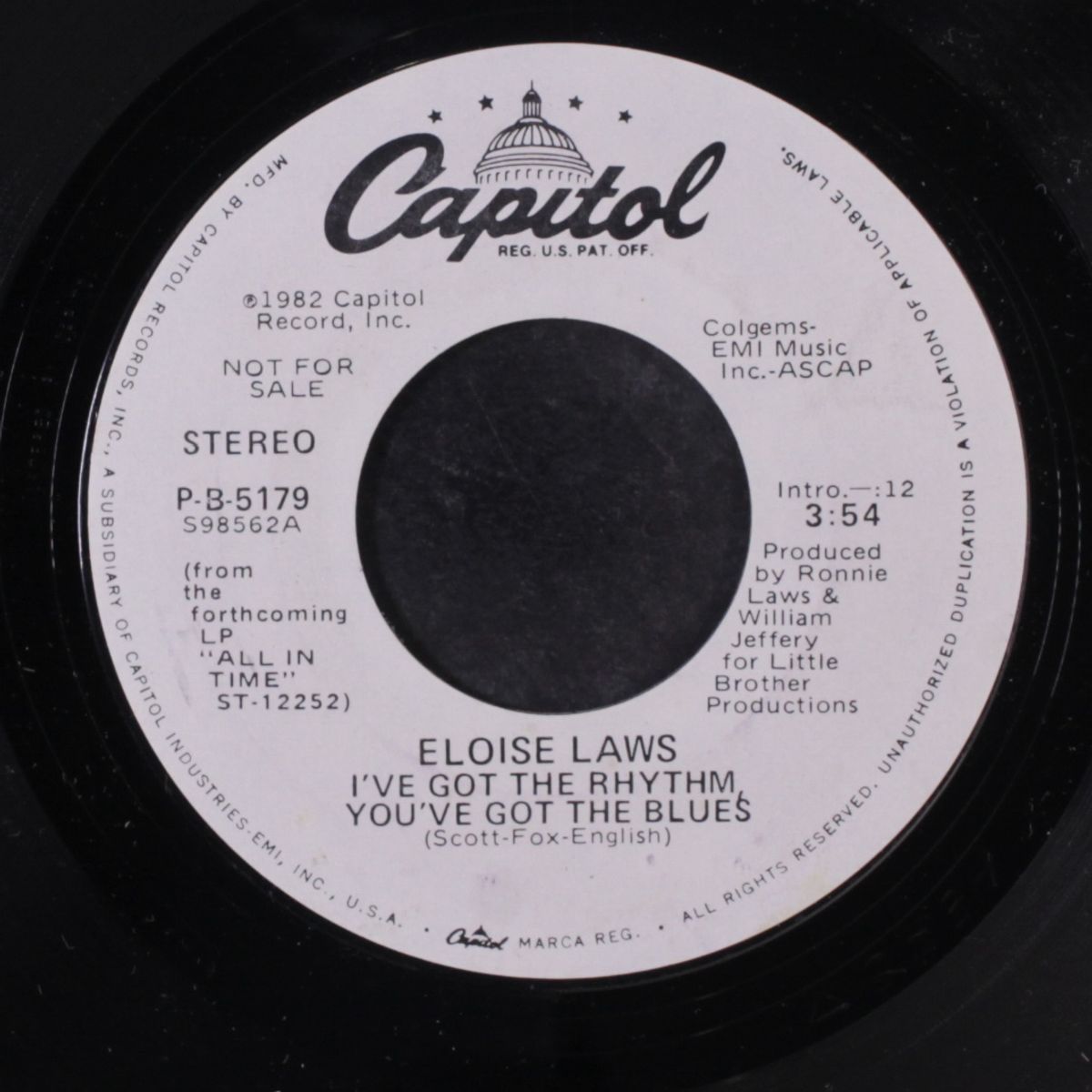 i've got the rhythm you've got the blues / same by ELOISE LAWS