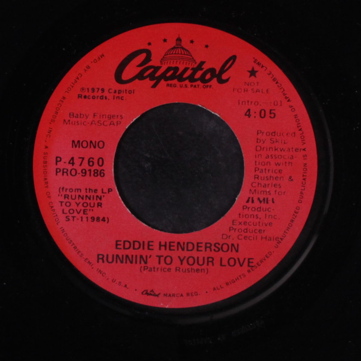 runnin' to your love / mono by EDDIE HENDERSON