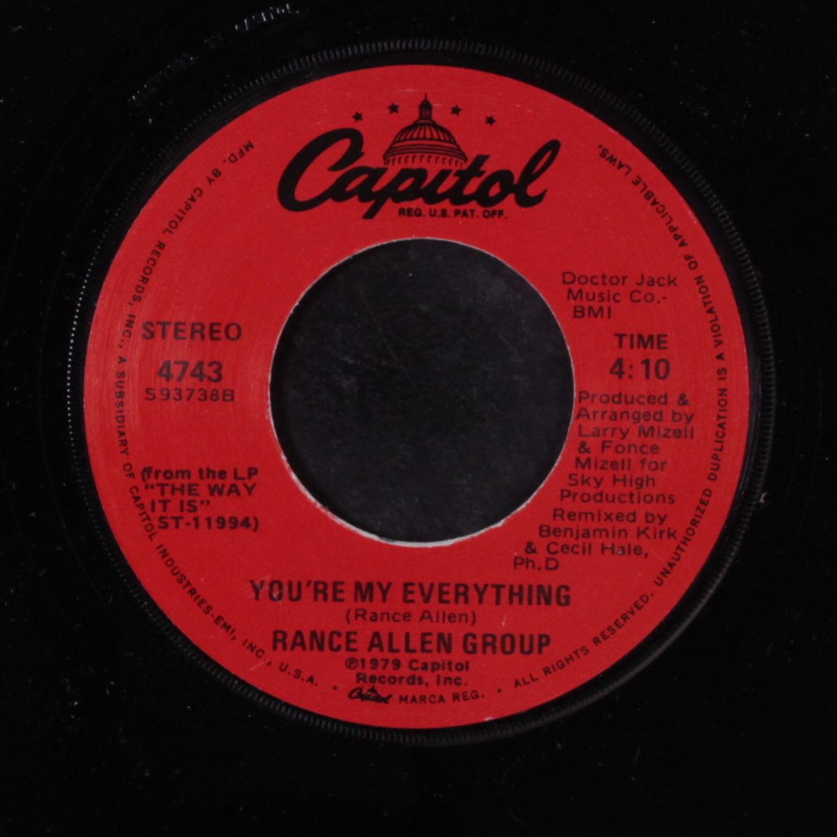 you're my everything / instro by RANCE ALLEN GROUP