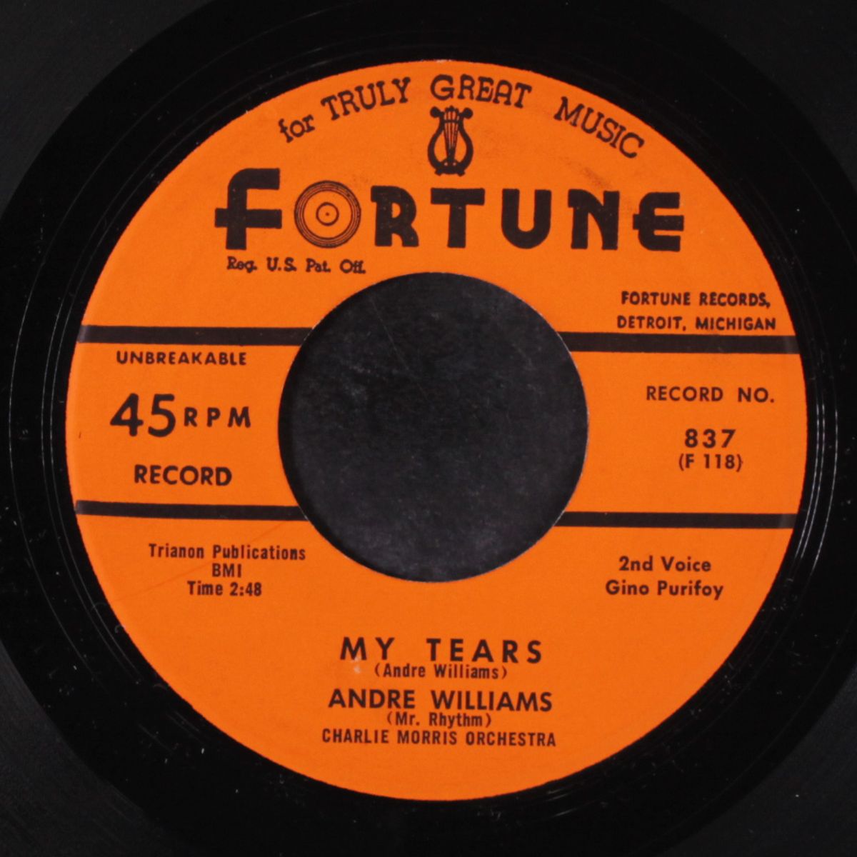 jail bait / my tears by ANDRE WILLIAMS