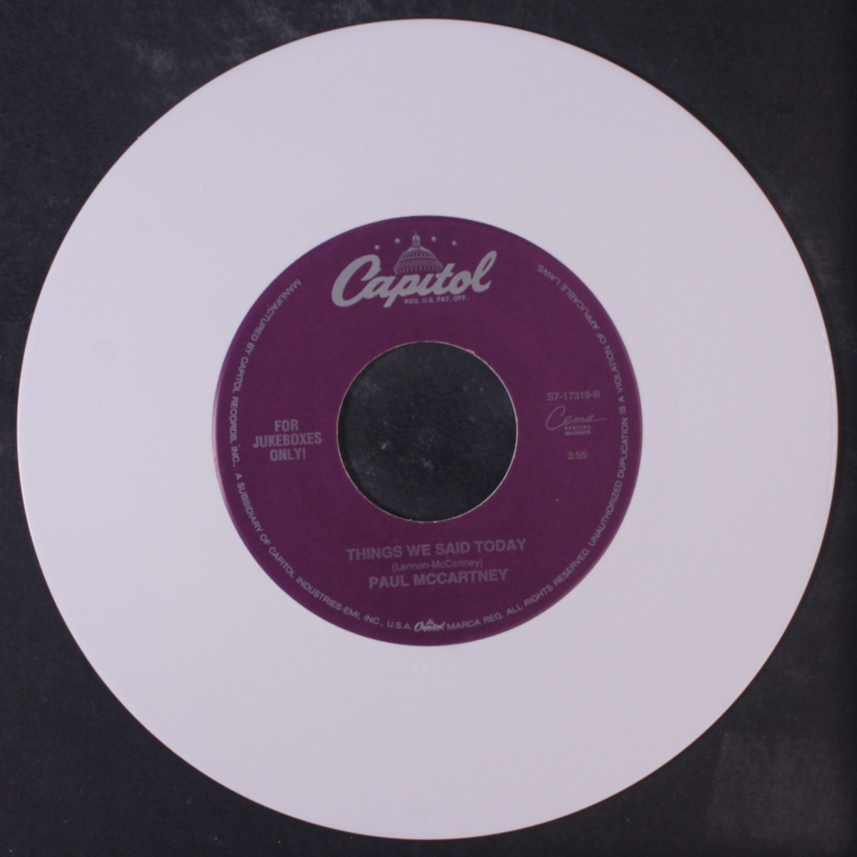 things we said today / biker like an icon by PAUL MCCARTNEY
