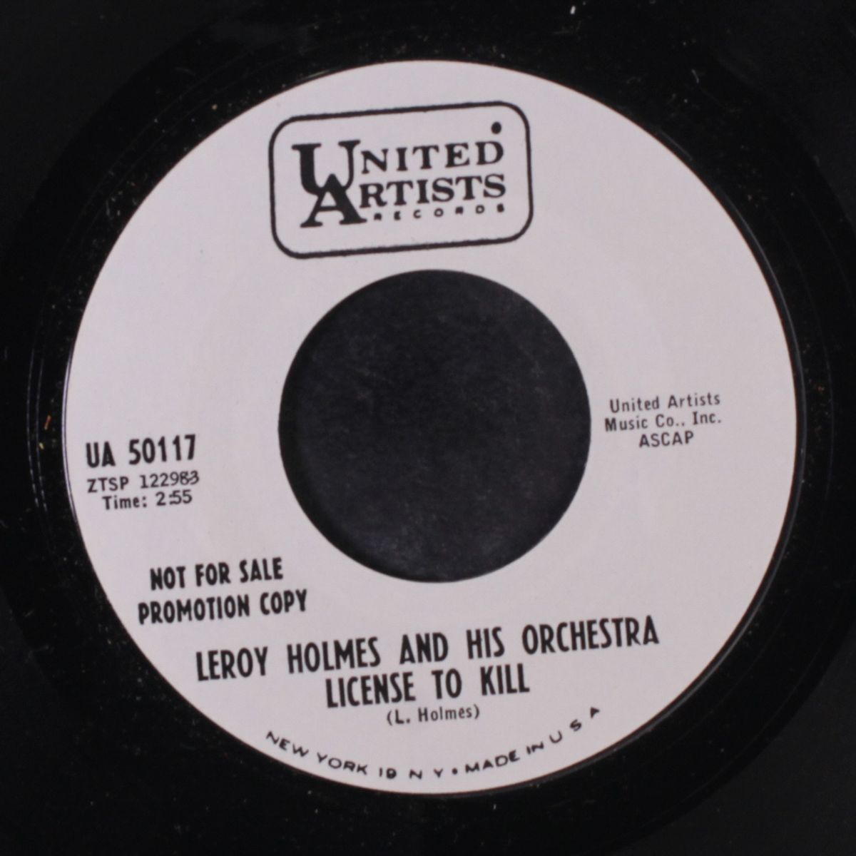 a fistful of dollars / license to kill by LEROY HOLMES