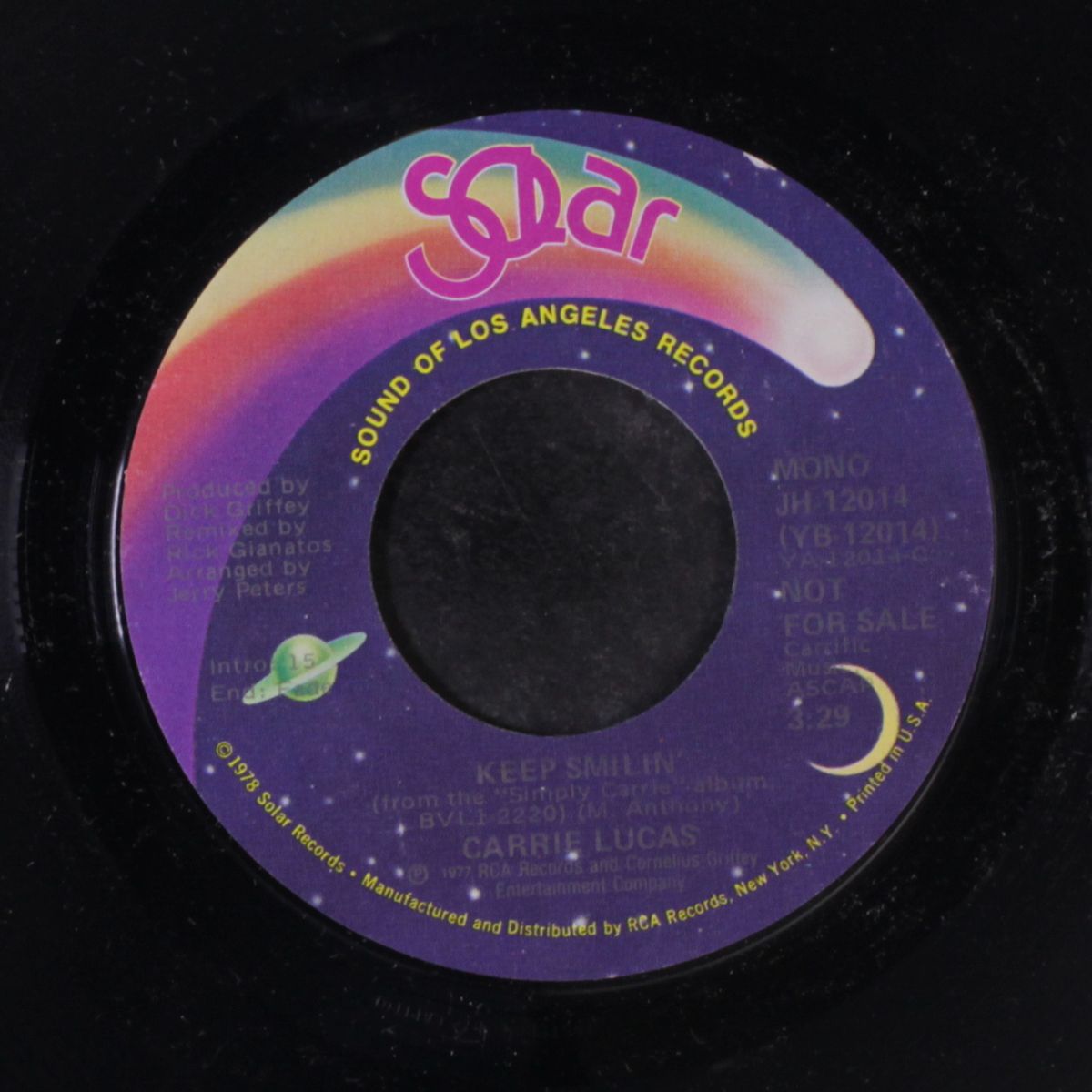 keep smilin' / mono by CARRIE LUCAS