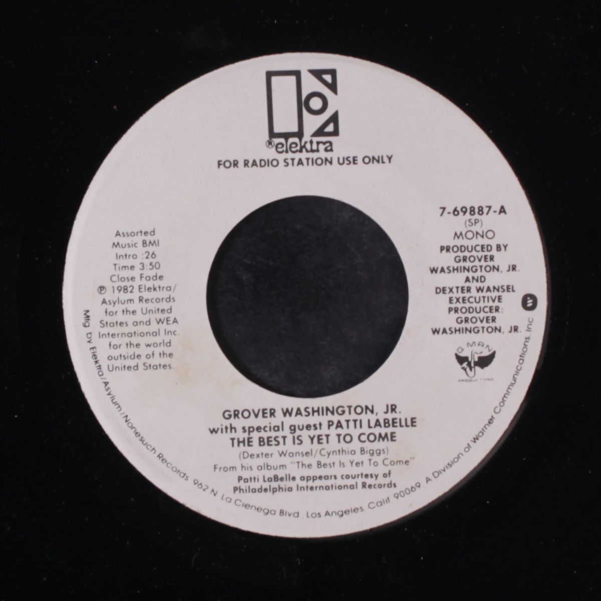 the best is yet to come / mono by GROVER WASHINGTON, JR.