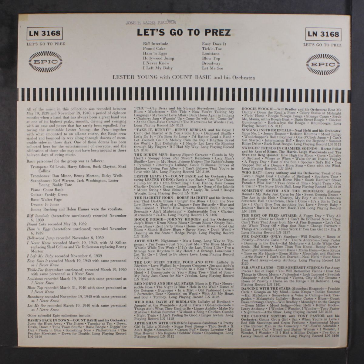 let's go to prez by LESTER YOUNG
