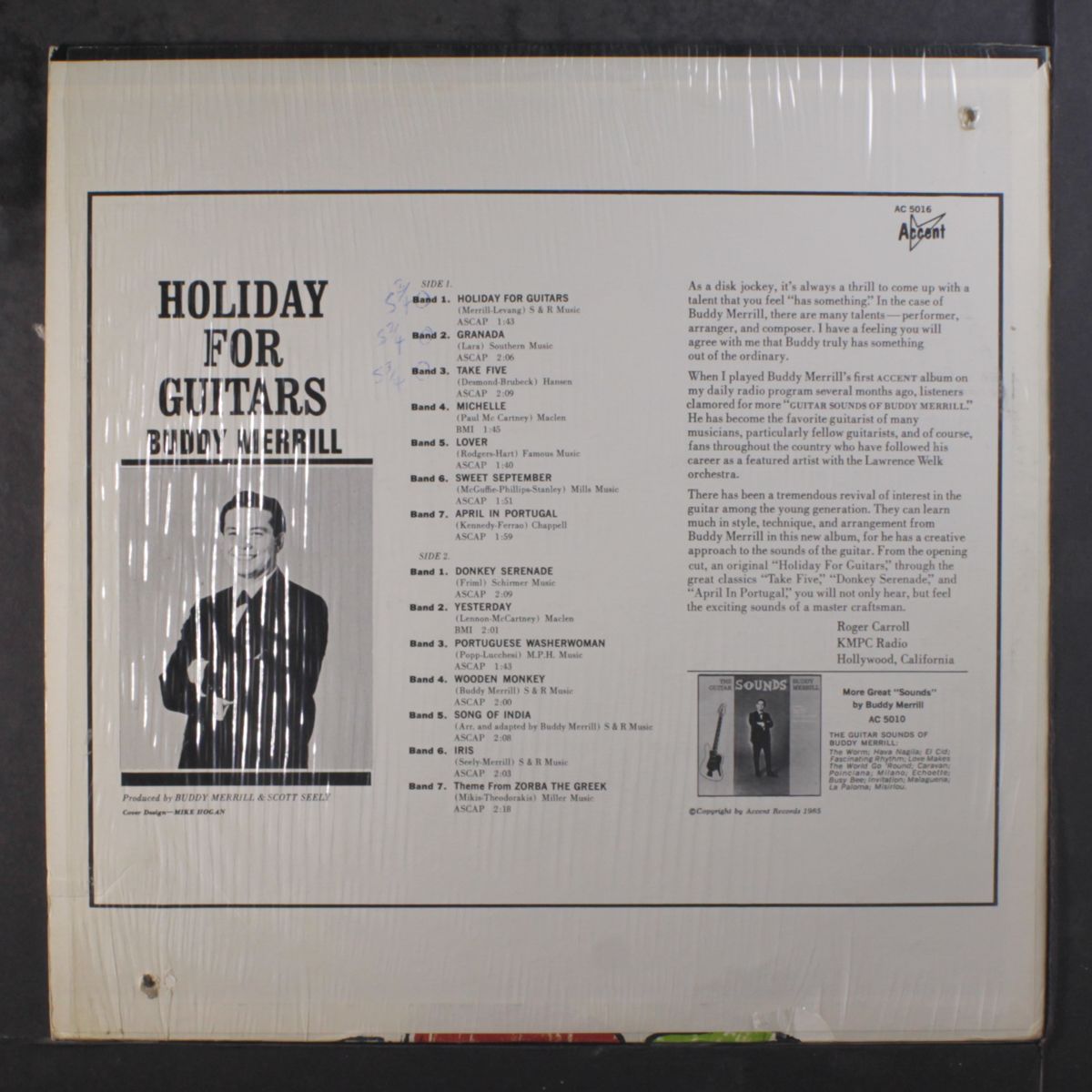 holiday for guitars by BUDDY MERRILL