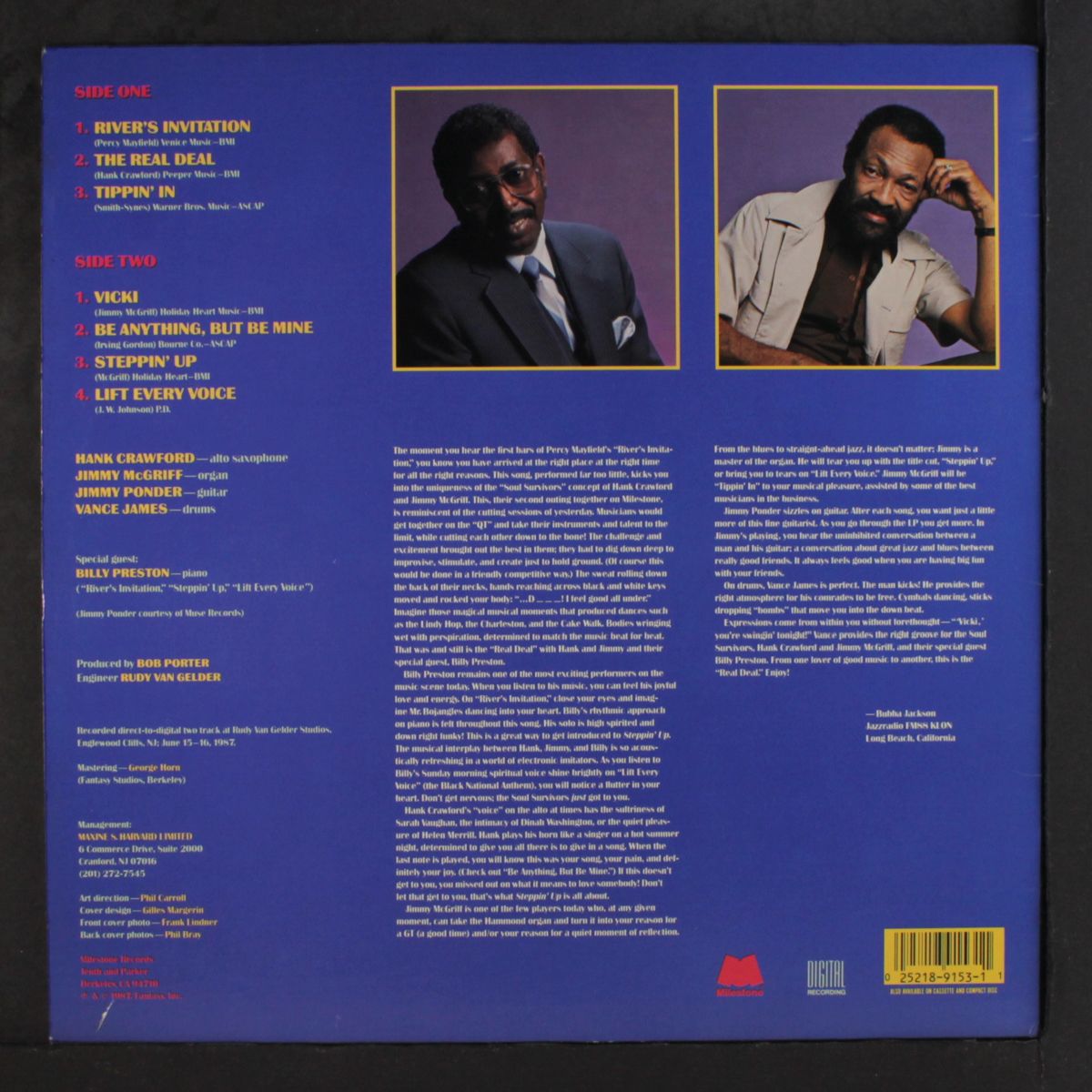 steppin' up by HANK CRAWFORD & JIMMY MCGRIFF
