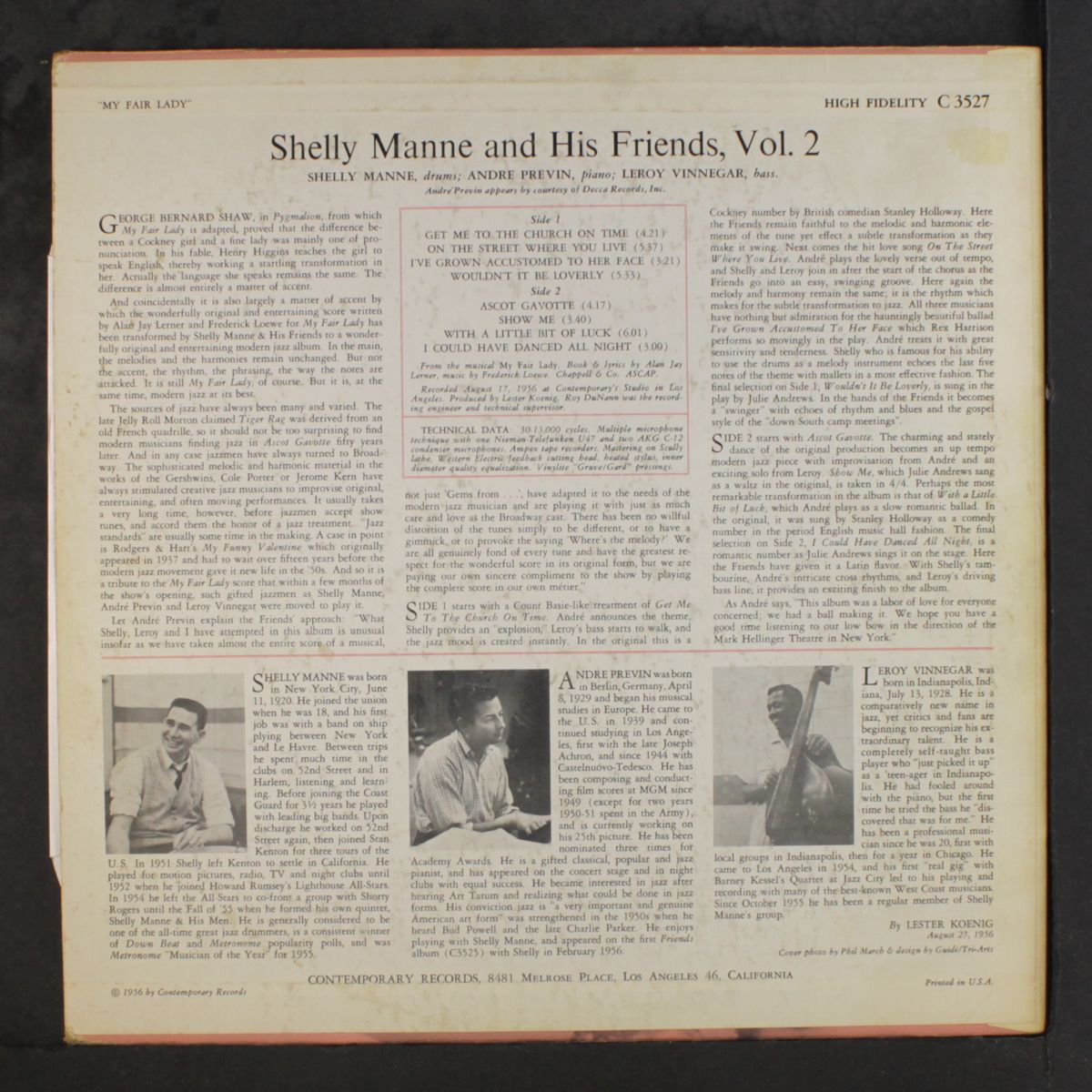 my fair lady by SHELLY MANNE