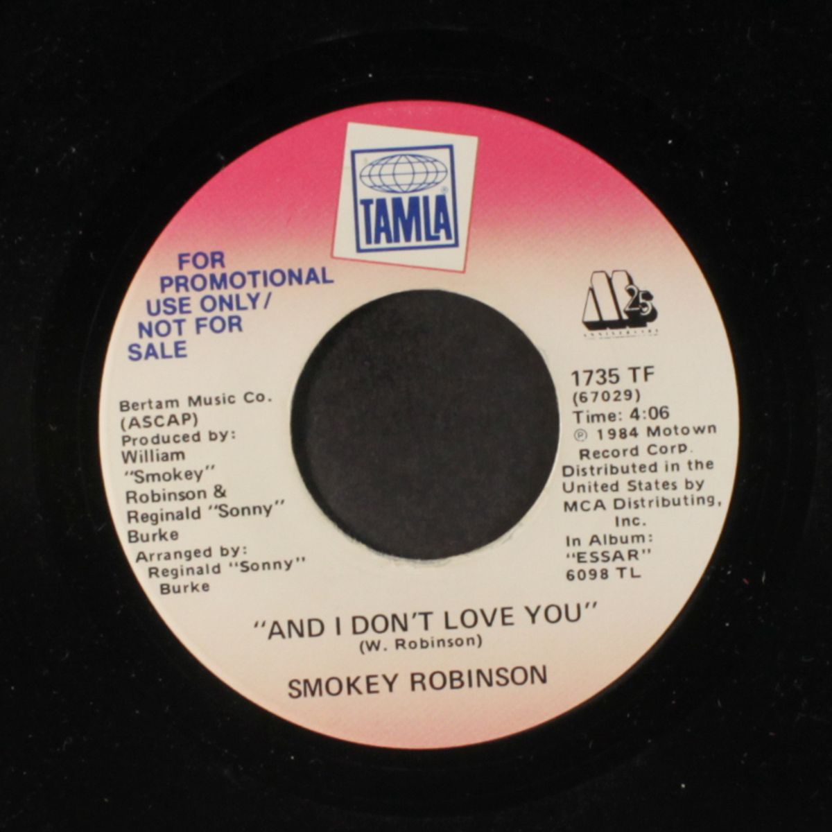 and i don't love you / same by SMOKEY ROBINSON
