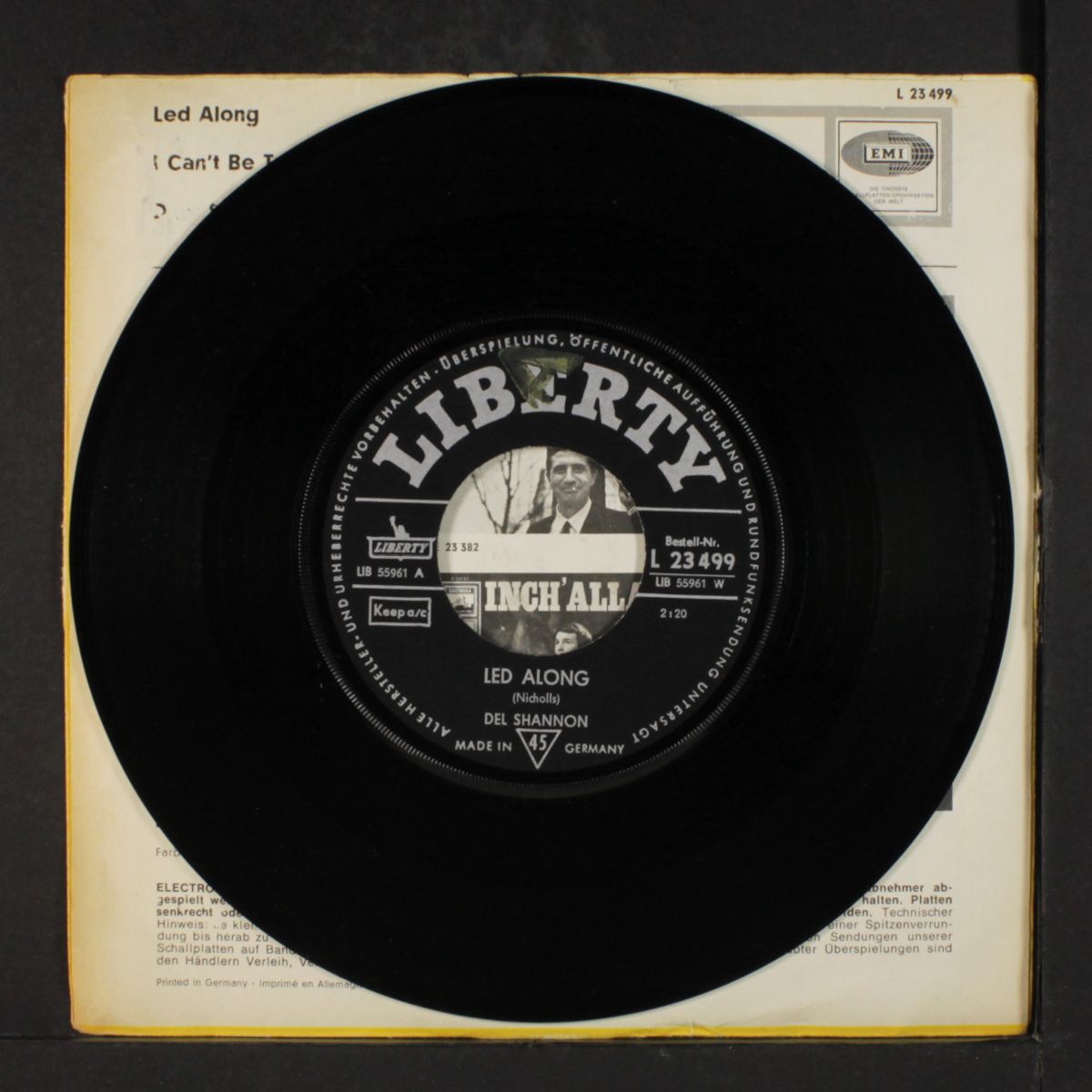 led along / i can't be true by DEL SHANNON