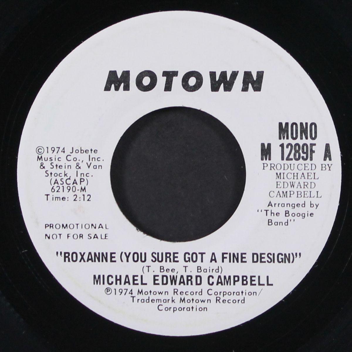 roxanne (you sure got a fine design) / mono by MICHAEL EDWARD CAMPBELL