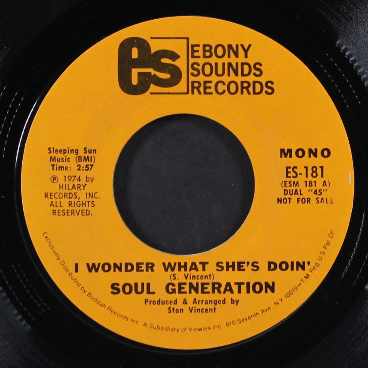 i wonder what she's doin' / mono by SOUL GENERATION