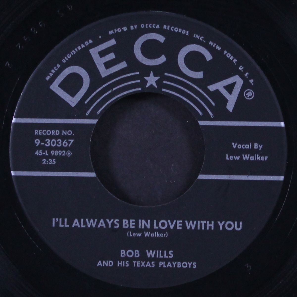 oh monah! / i'll always be in love with you by BOB WILLS
