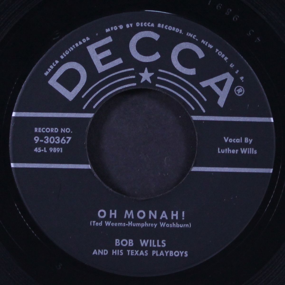 oh monah! / i'll always be in love with you by BOB WILLS