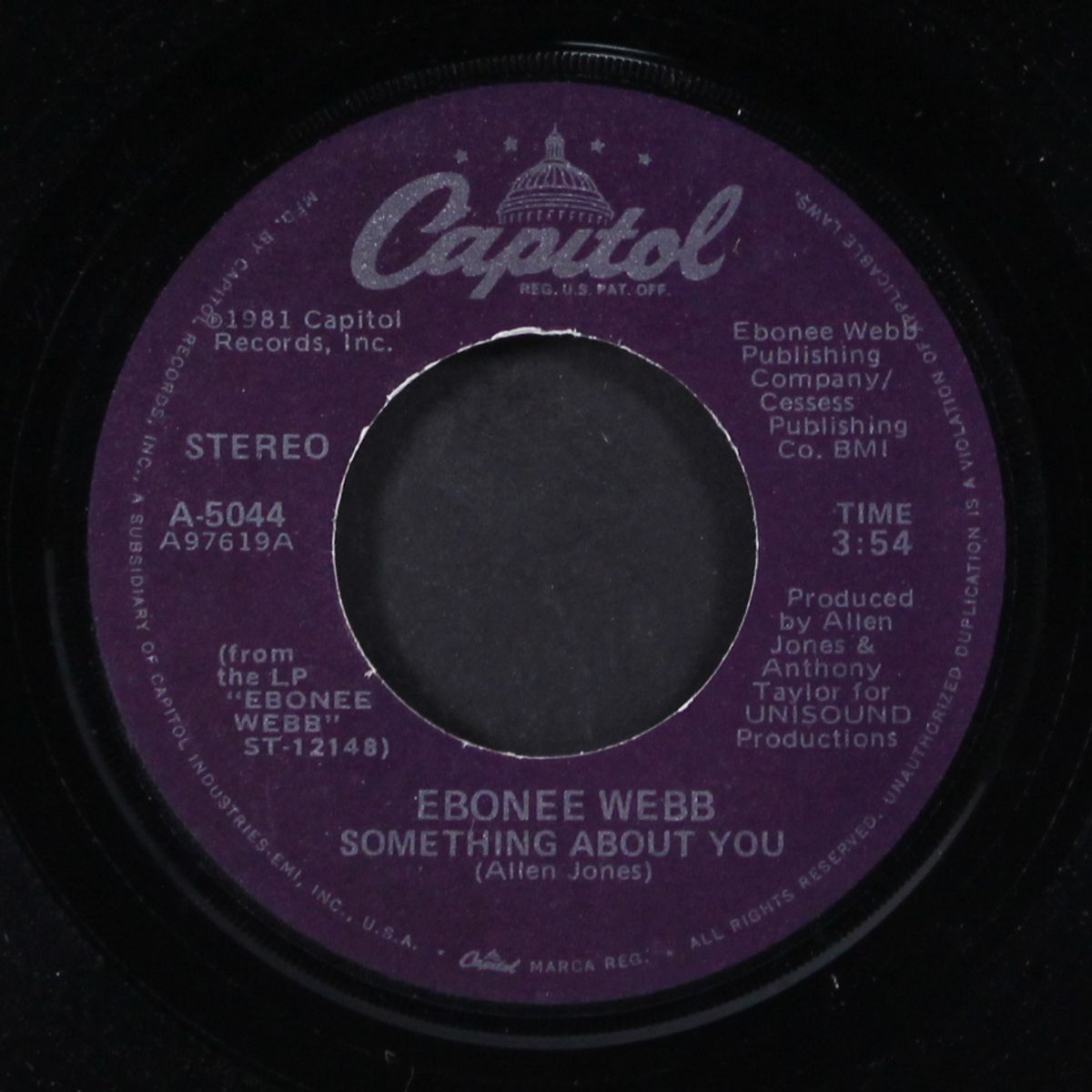 something about you / throw down by EBONEE WEBB