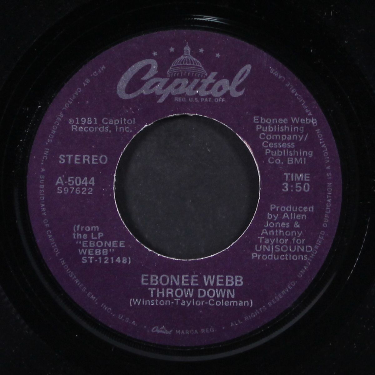 something about you / throw down by EBONEE WEBB