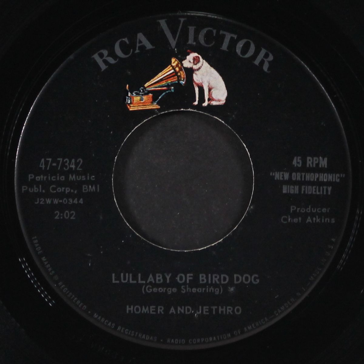 lullaby of bird dog / i guess things happen that way by HOMER & JETHRO