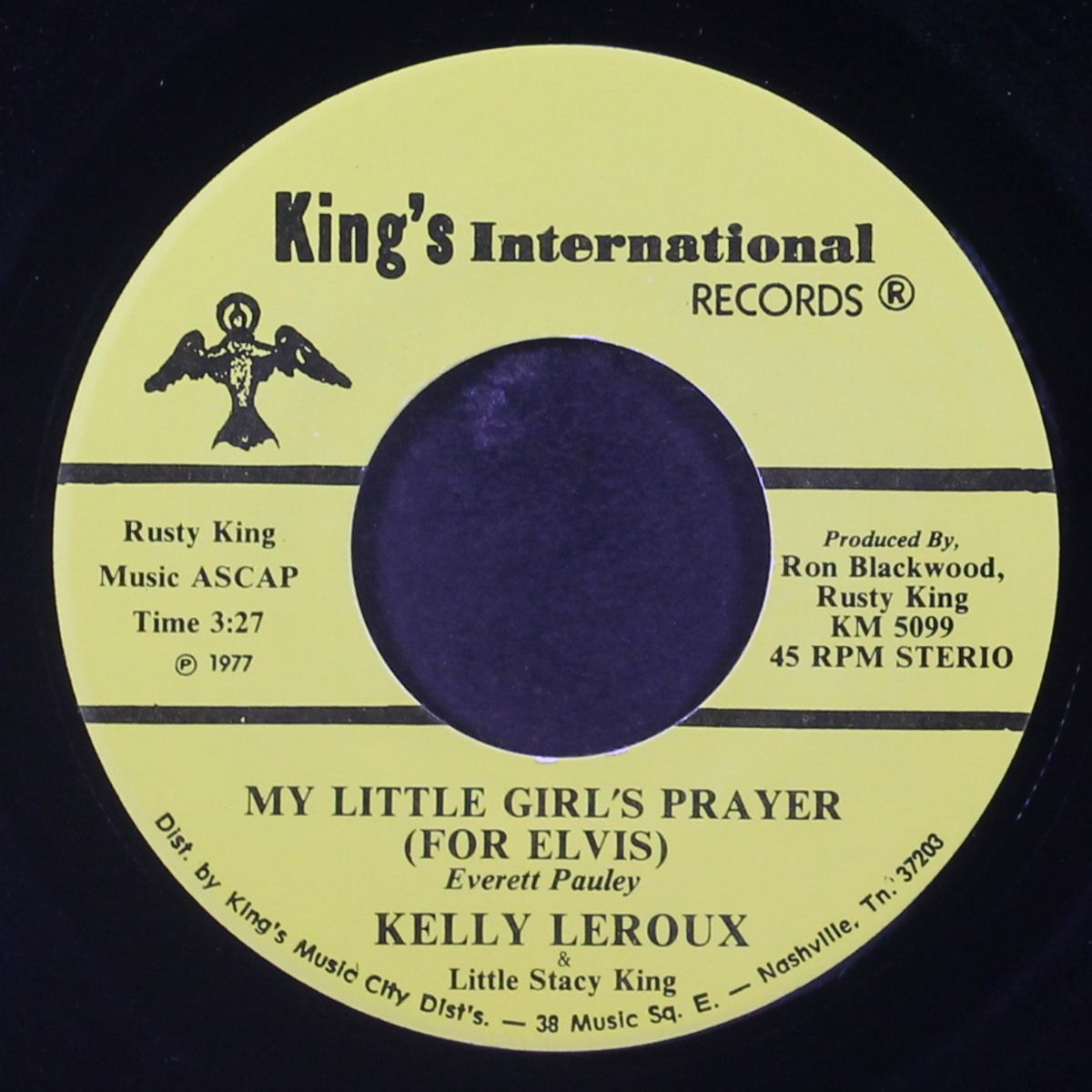 my little girl's prayer for elvis / wallisville county jail by KELLY LEROUX