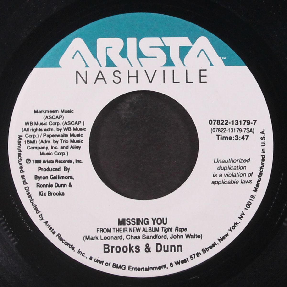 missing you / the trouble with angels by BROOKS & DUNN