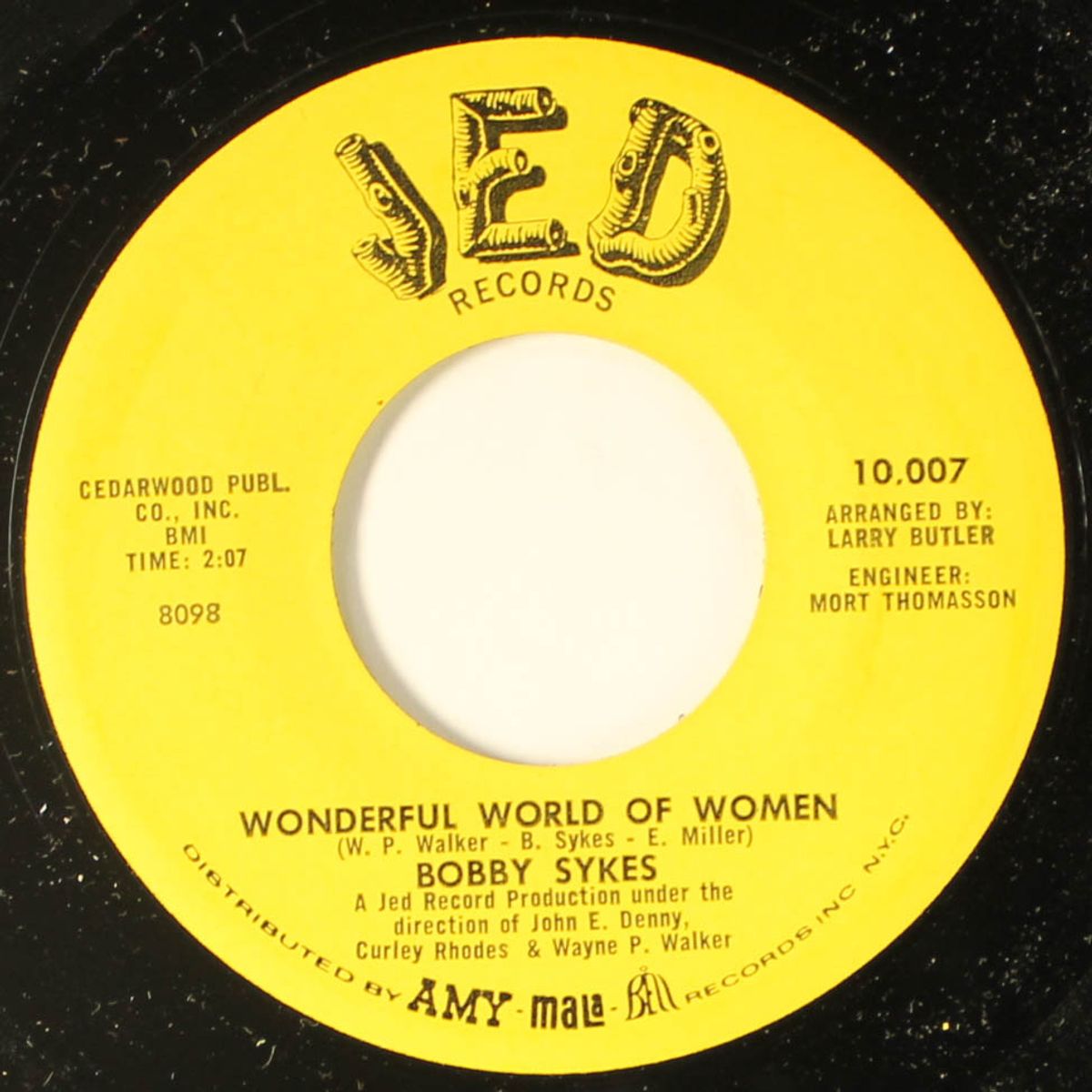 living a lie / wonderful world of women by BOBBY SYKES