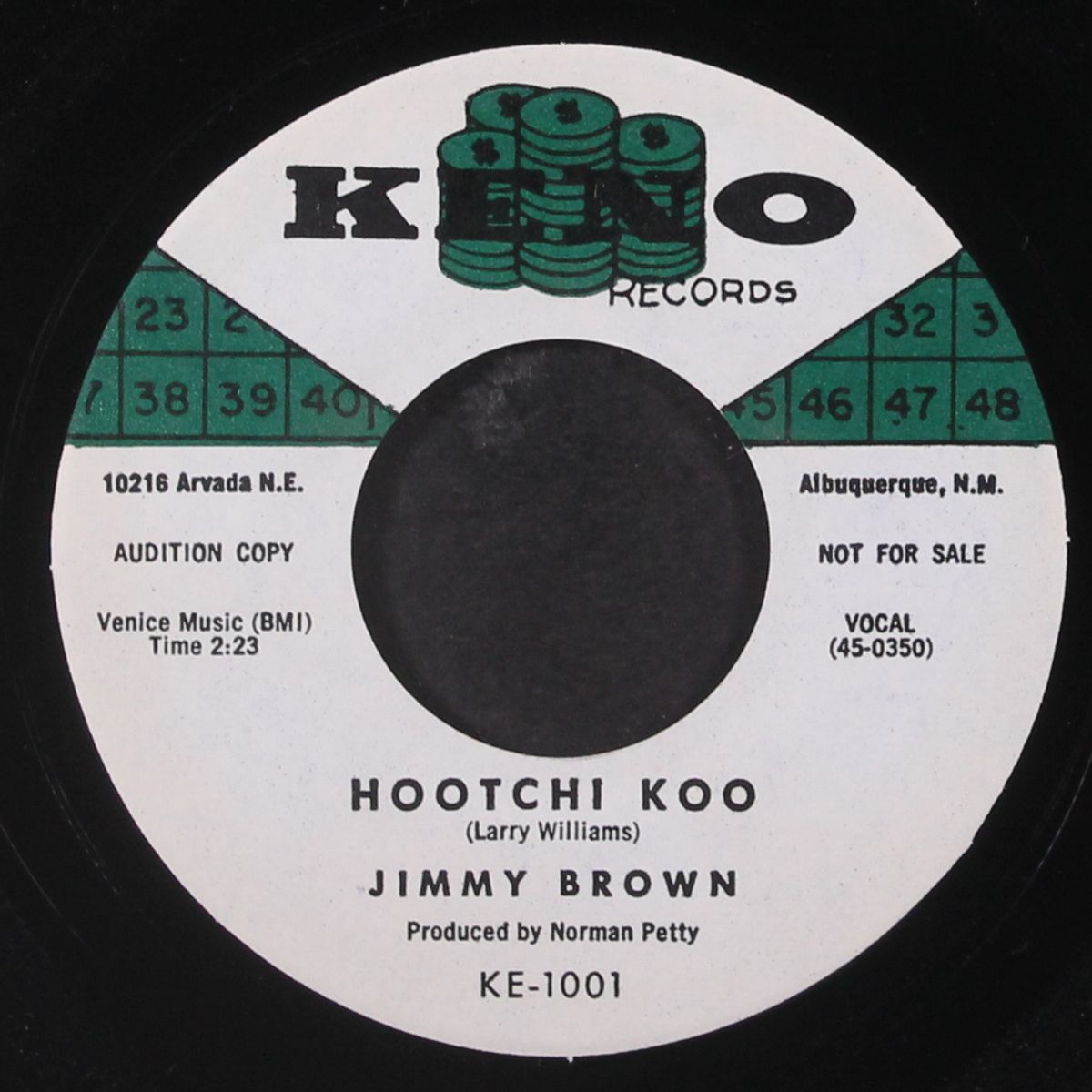 hootchi koo / i wanta walk with yo by JIMMY BROWN