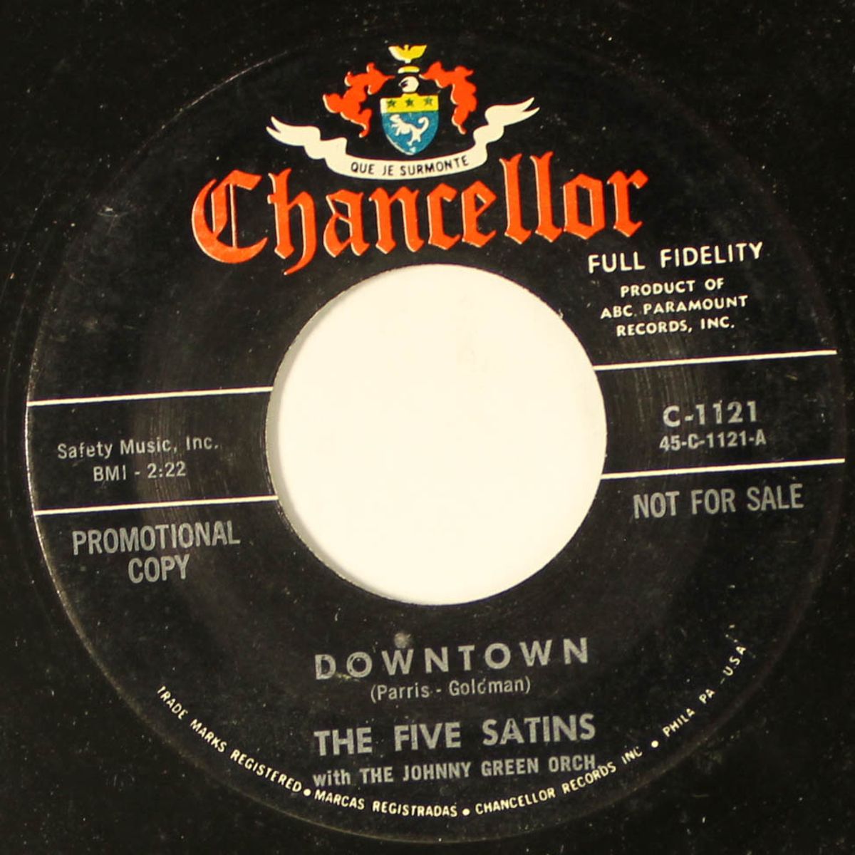 do you remember? / downtown by FIVE SATINS