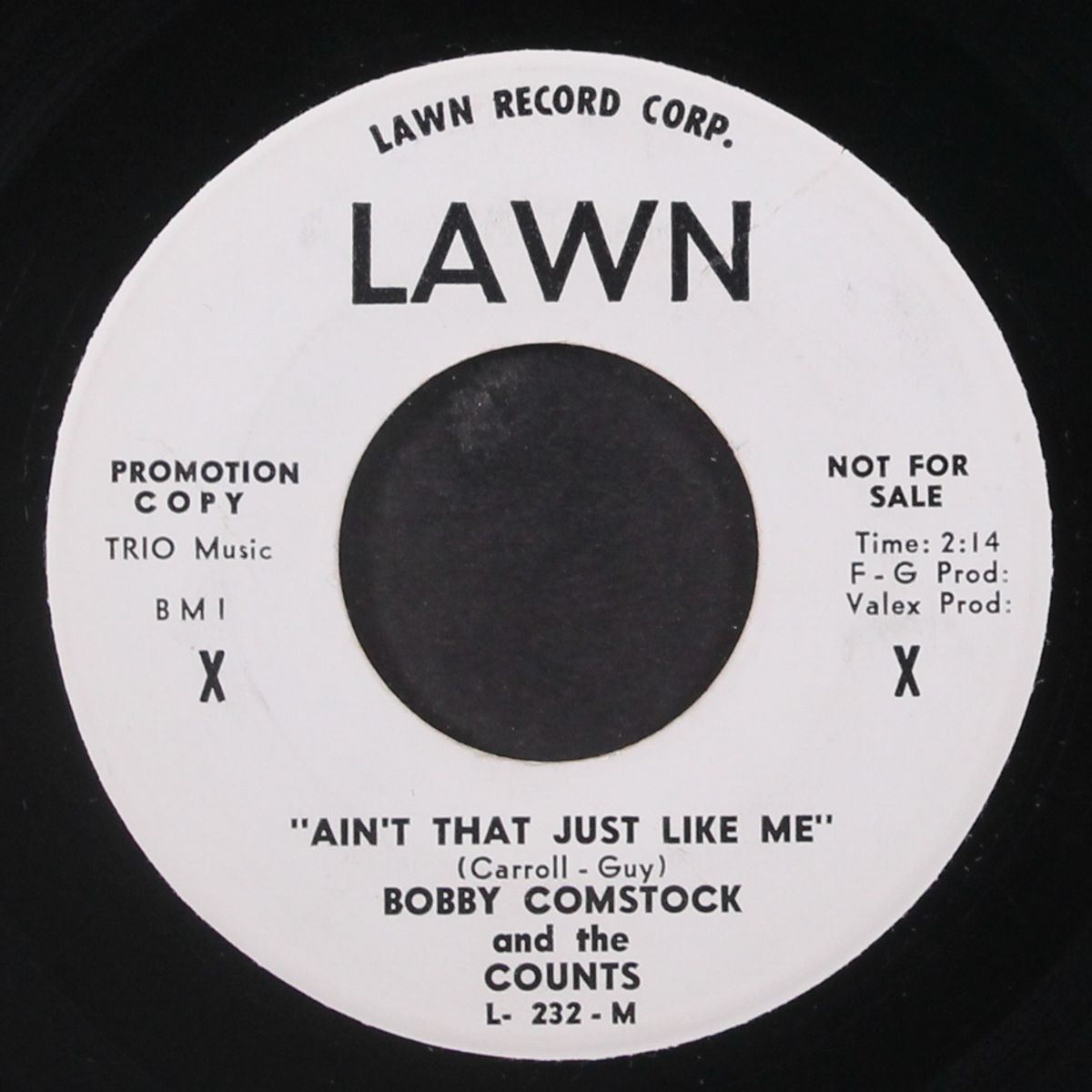 ain't that just like me / can it be true by BOBBY COMSTOCK