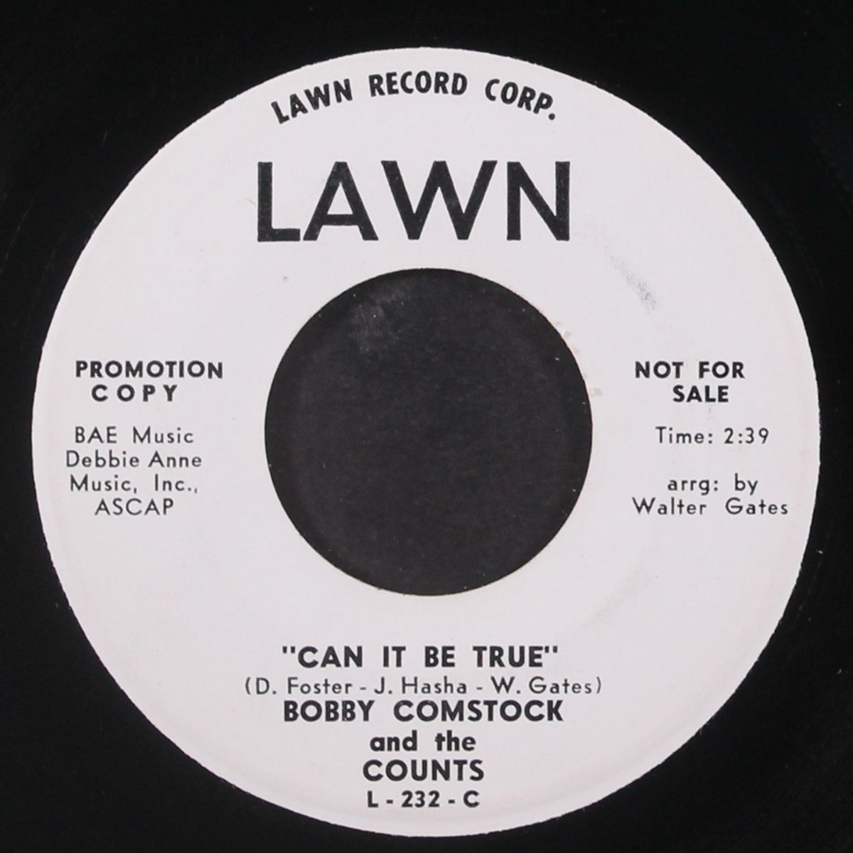 ain't that just like me / can it be true by BOBBY COMSTOCK