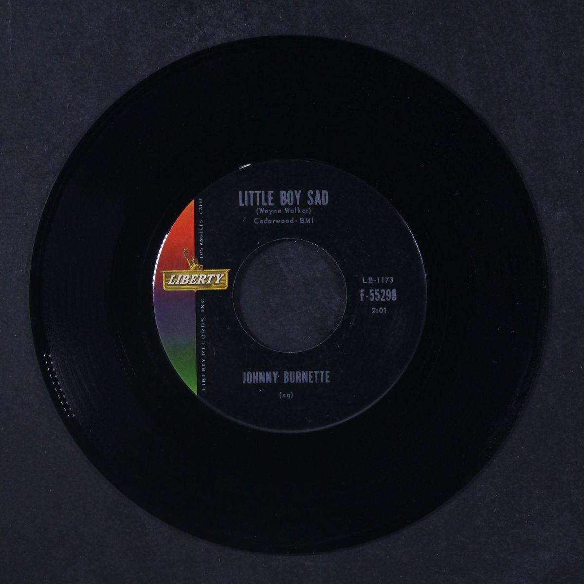 little boy sad / down to the river by JOHNNY BURNETTE