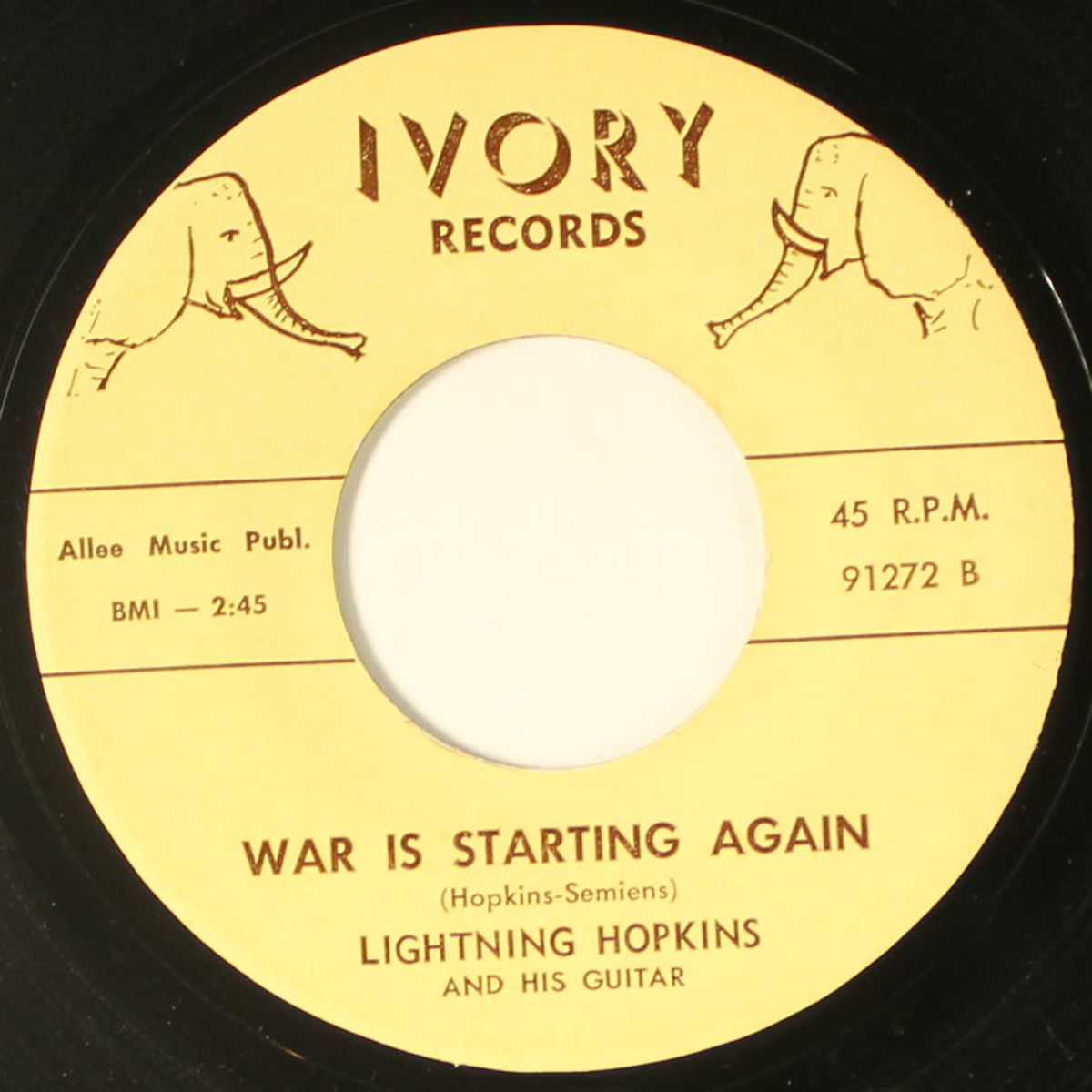 got me a louisiana woman / war is starting again by LIGHTNIN' HOPKINS