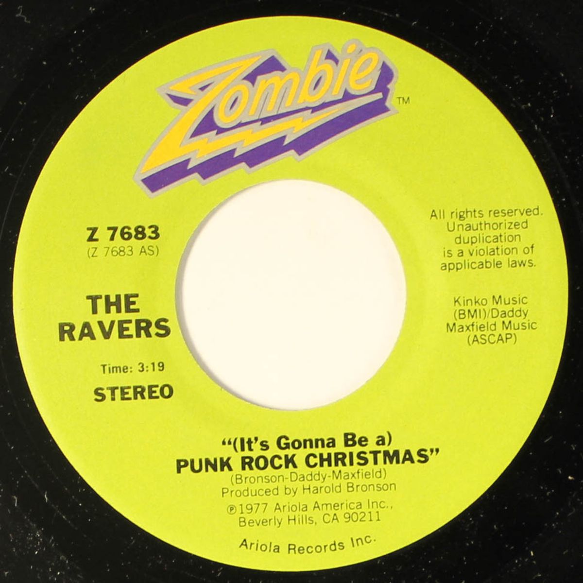 it's gonna be a punk rock christmas / silent night by RAVERS