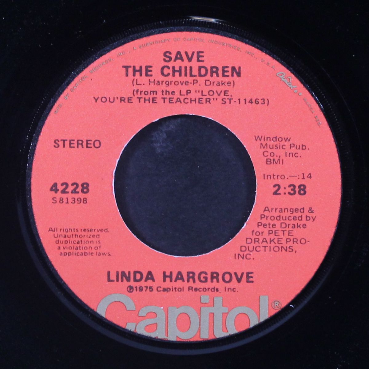 love you're the teacher by LINDA HARGROVE