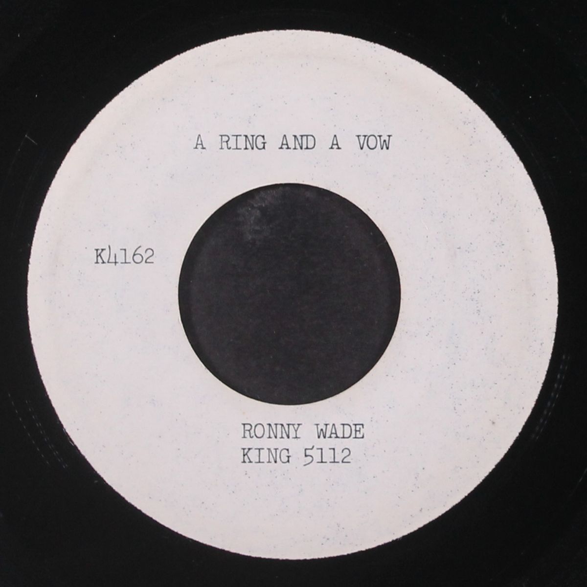 a ring and a vow by RONNY WADE