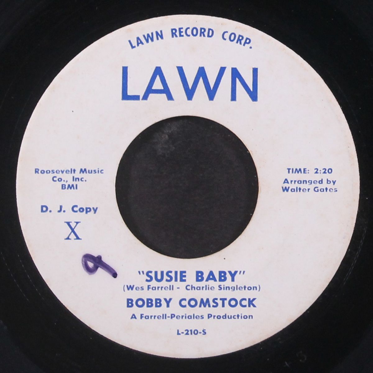 susie baby by BOBBY COMSTOCK