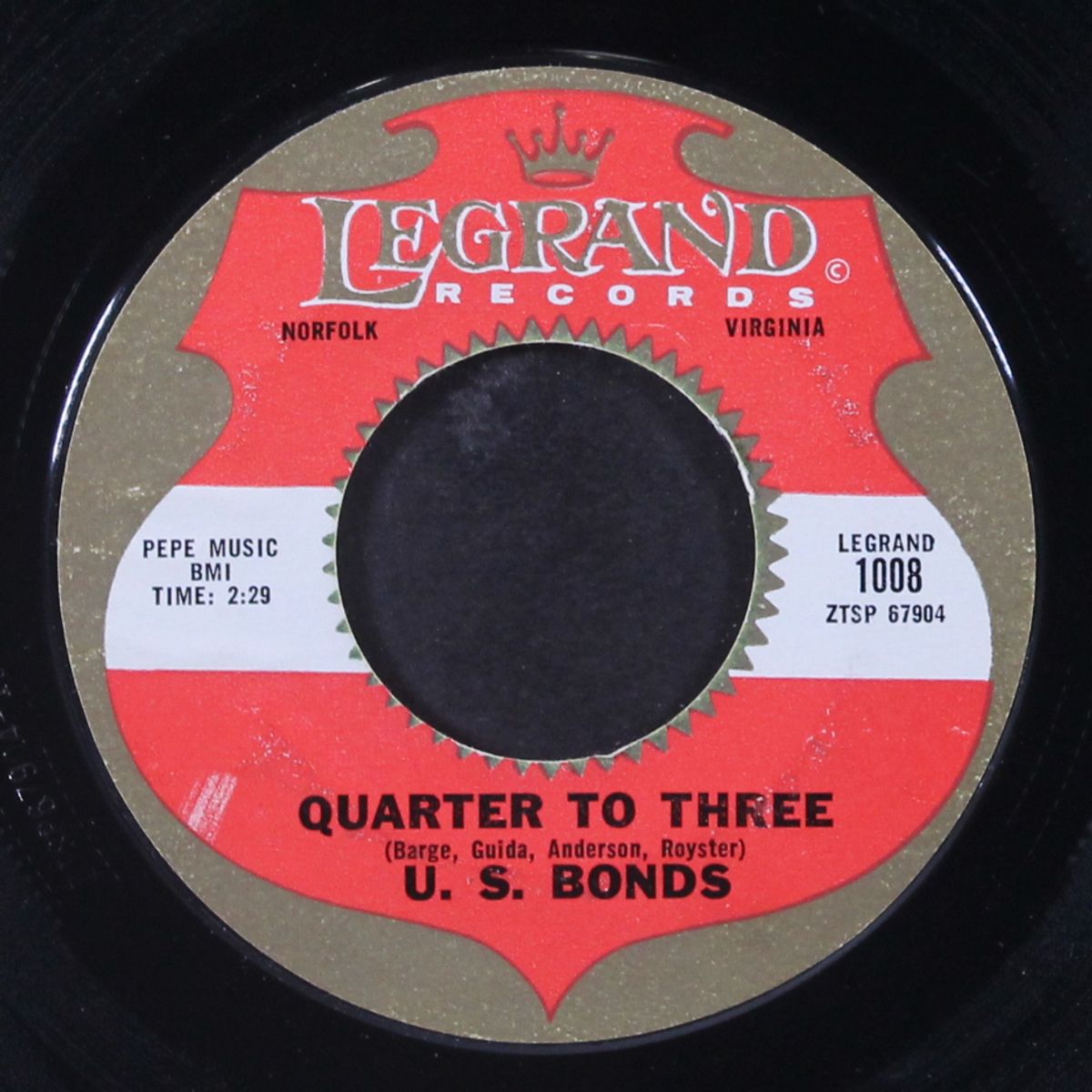quarter to three / time old story by GARY U.S. BONDS