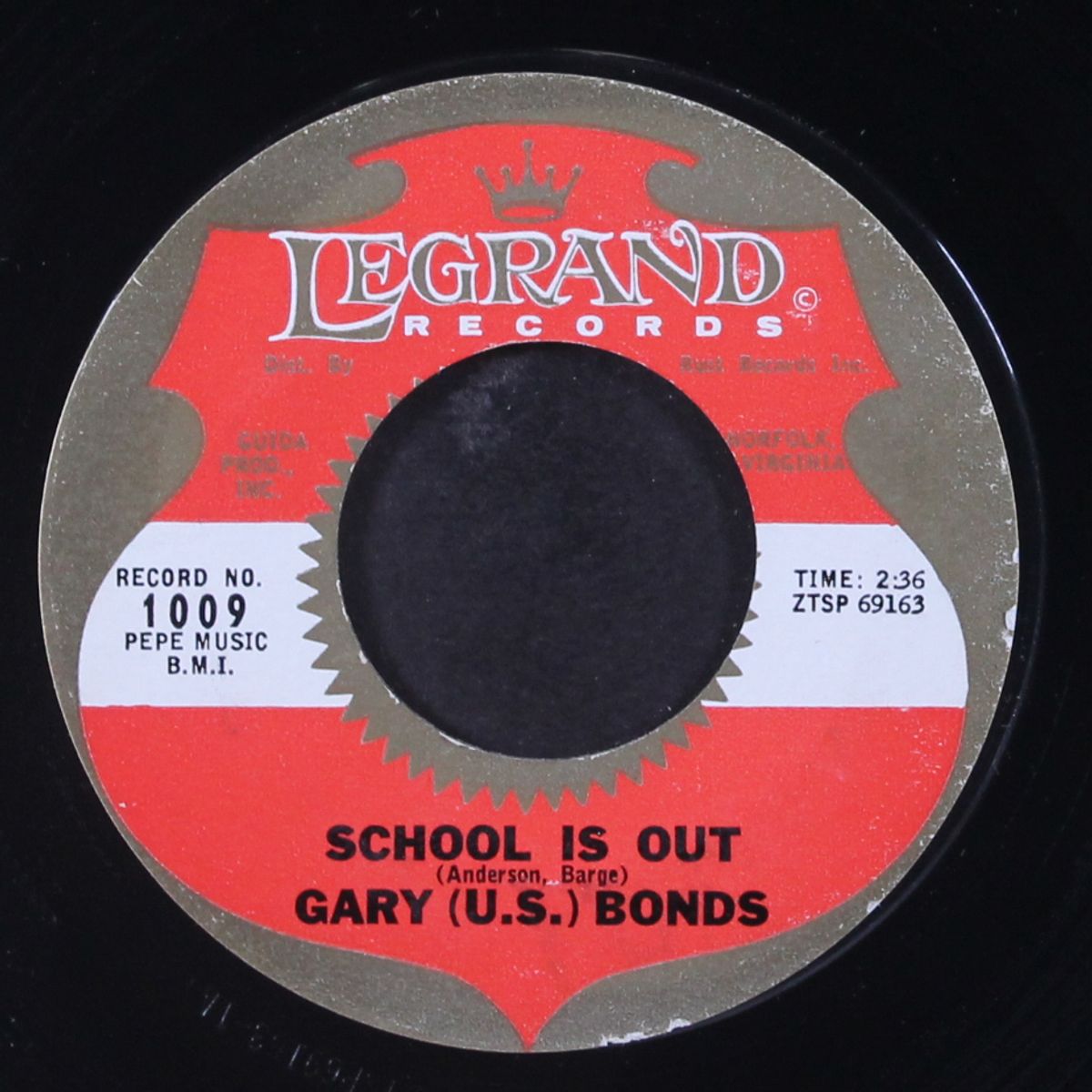 school is out by GARY U.S. BONDS