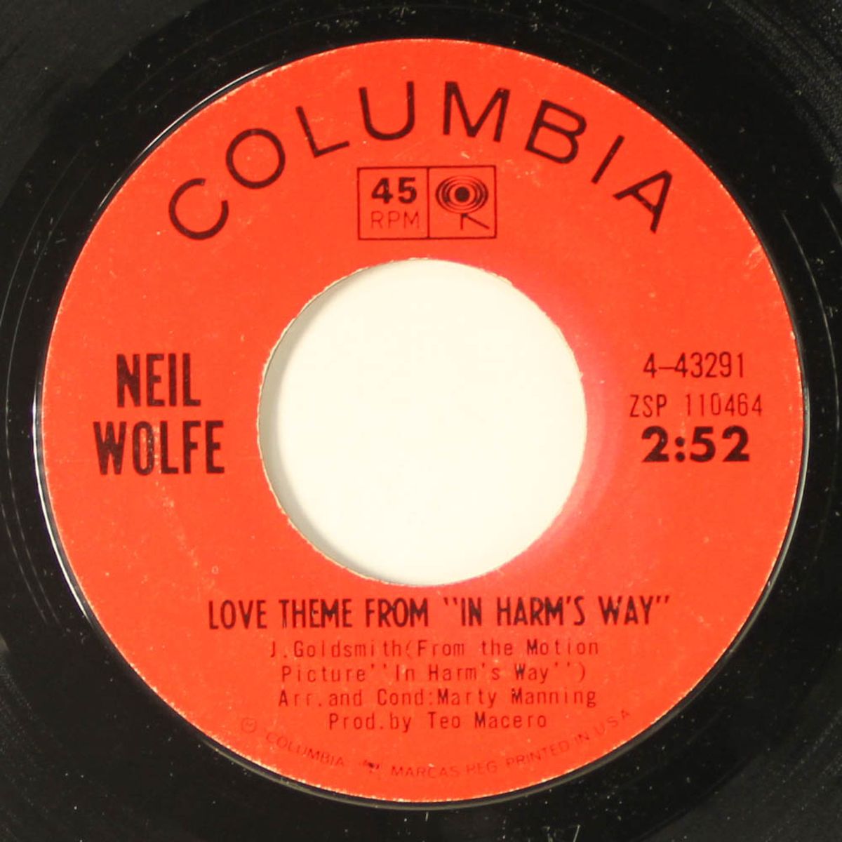 love theme from "in harm's way" by NEIL WOLFE