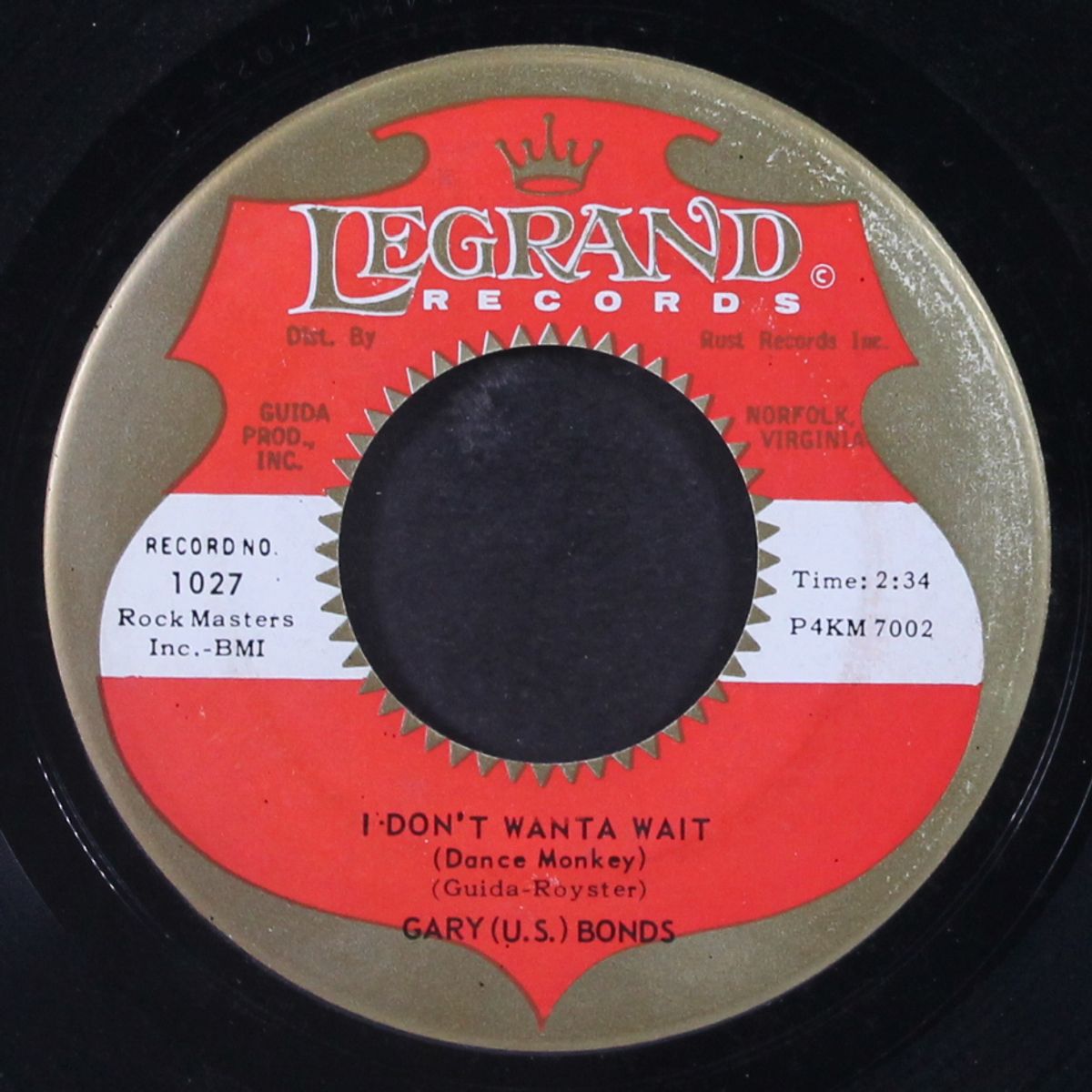 i don't wanta wait / what a dream by GARY U.S. BONDS