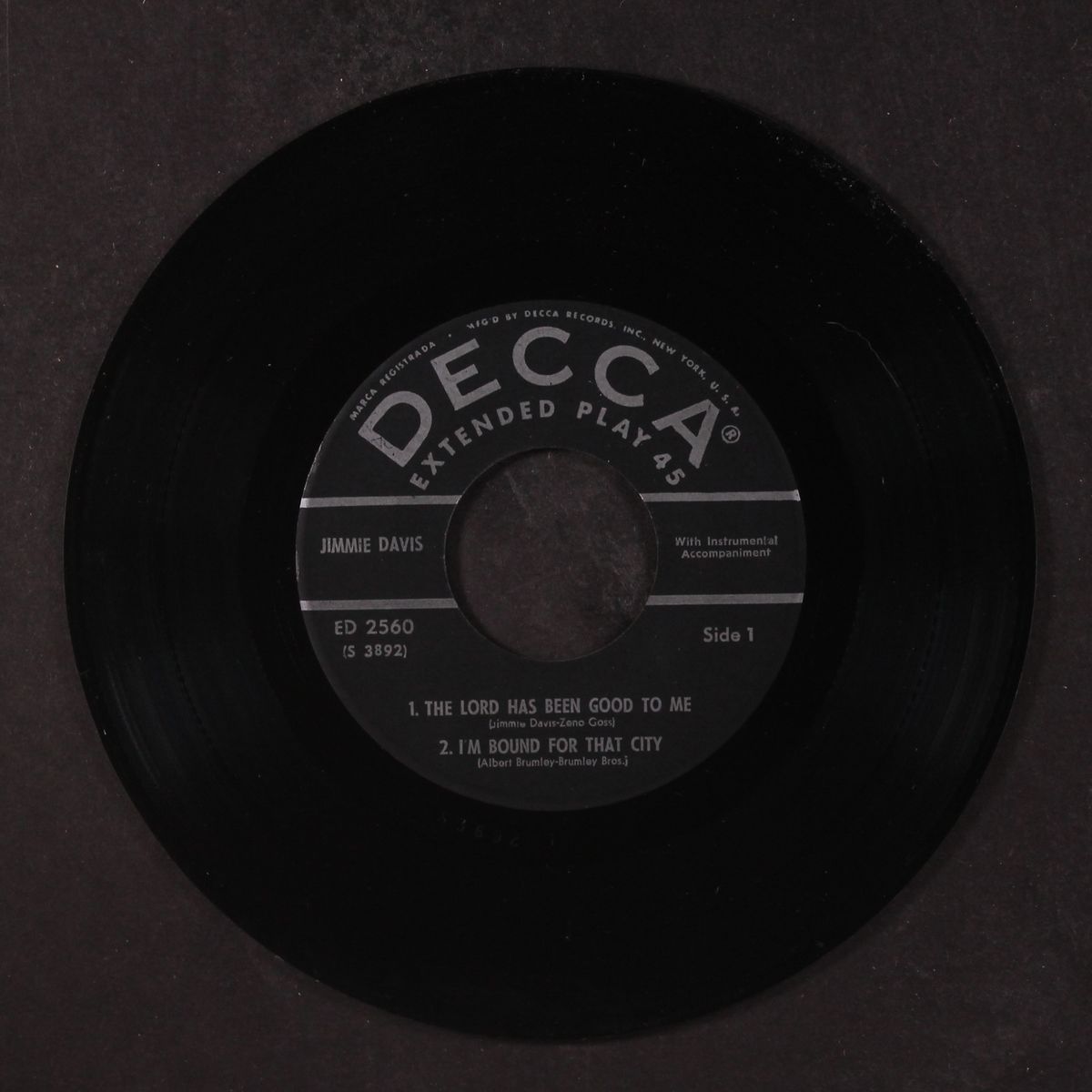 the lord has been good to me by JIMMIE DAVIS