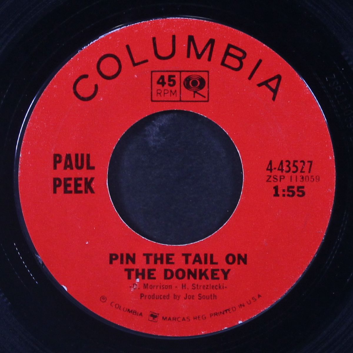 rockin' pneumonia and the boogie woogie flu / pin the tail on the donkey by PAUL PEEK