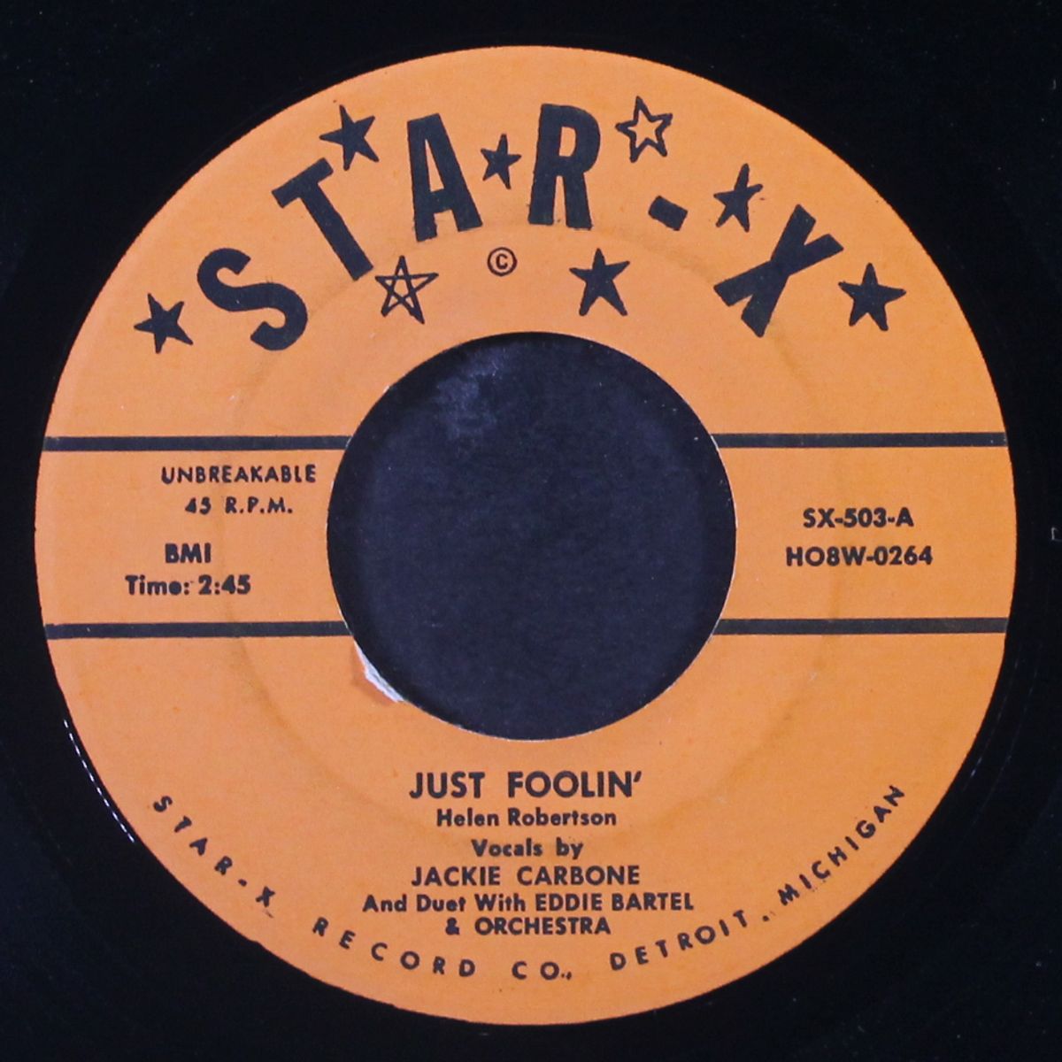 jam-up / just foolin' by JACKIE CARBONE