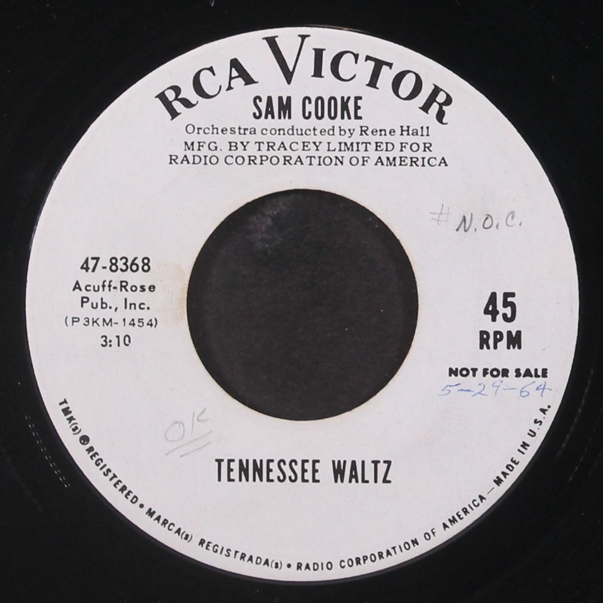 good times / tennessee waltz by SAM COOKE