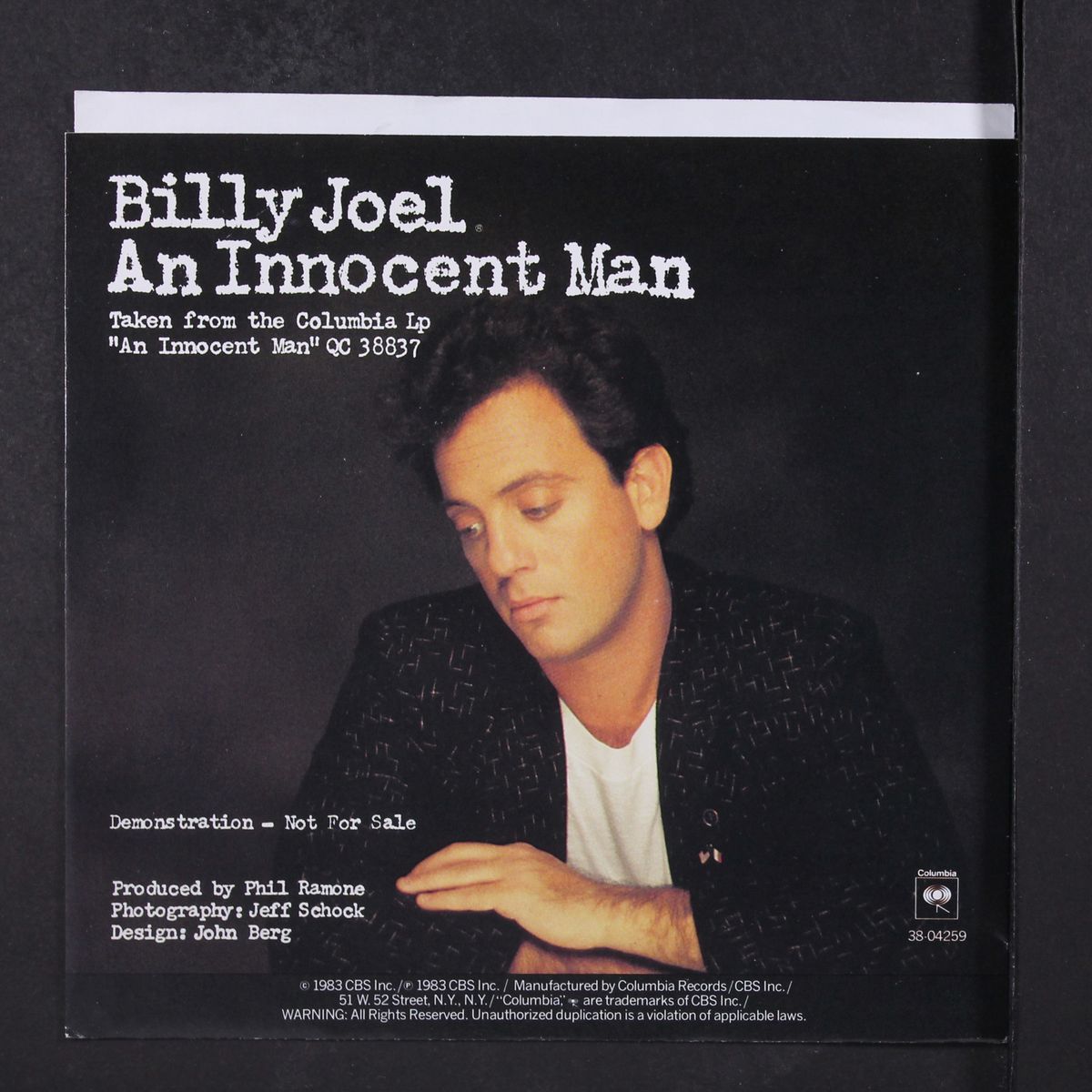 an innocent man / i'll cry instead by BILLY JOEL