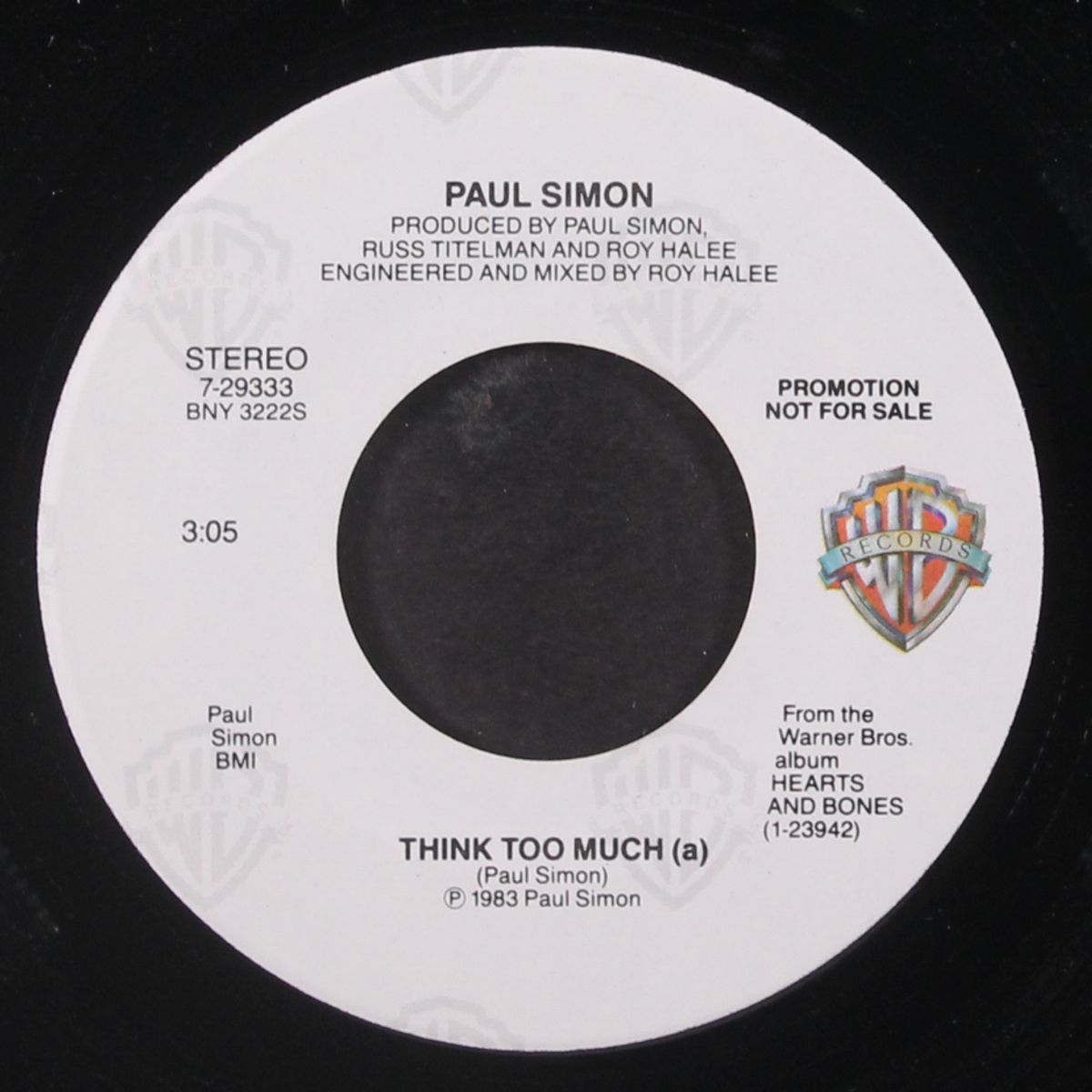 think too much by PAUL SIMON