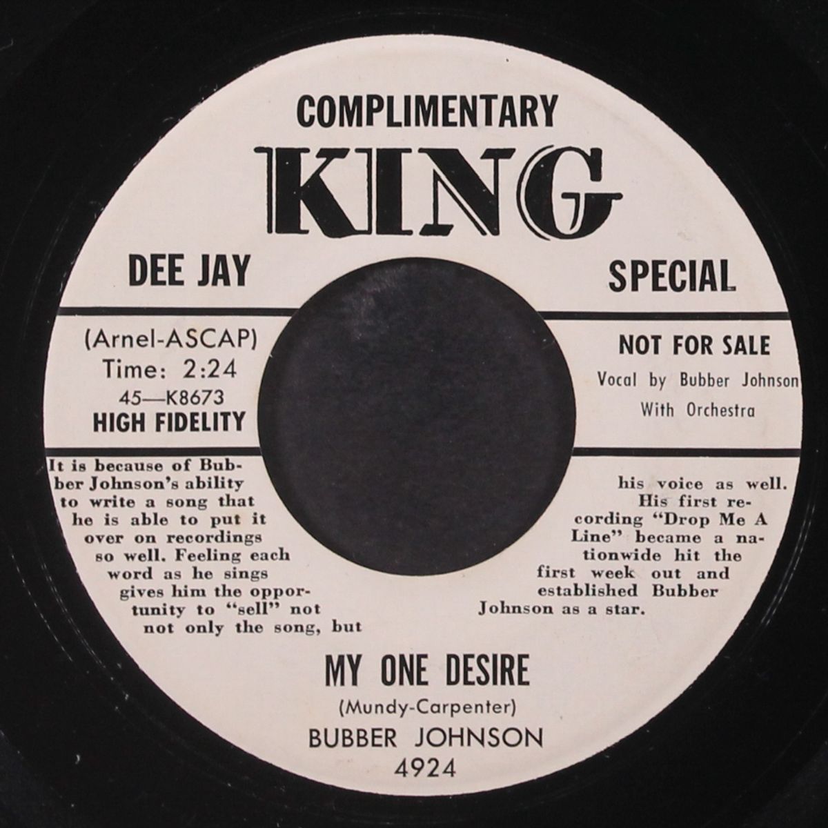 lost track of everything / one desire by BUBBER JOHNSON