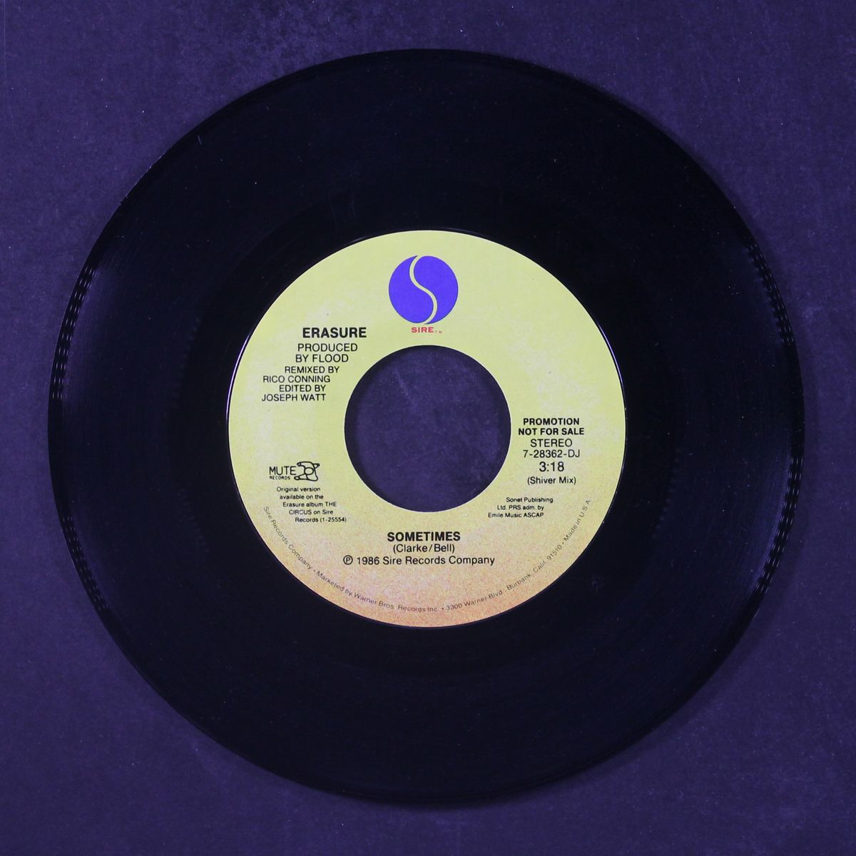 sometimes / same by ERASURE