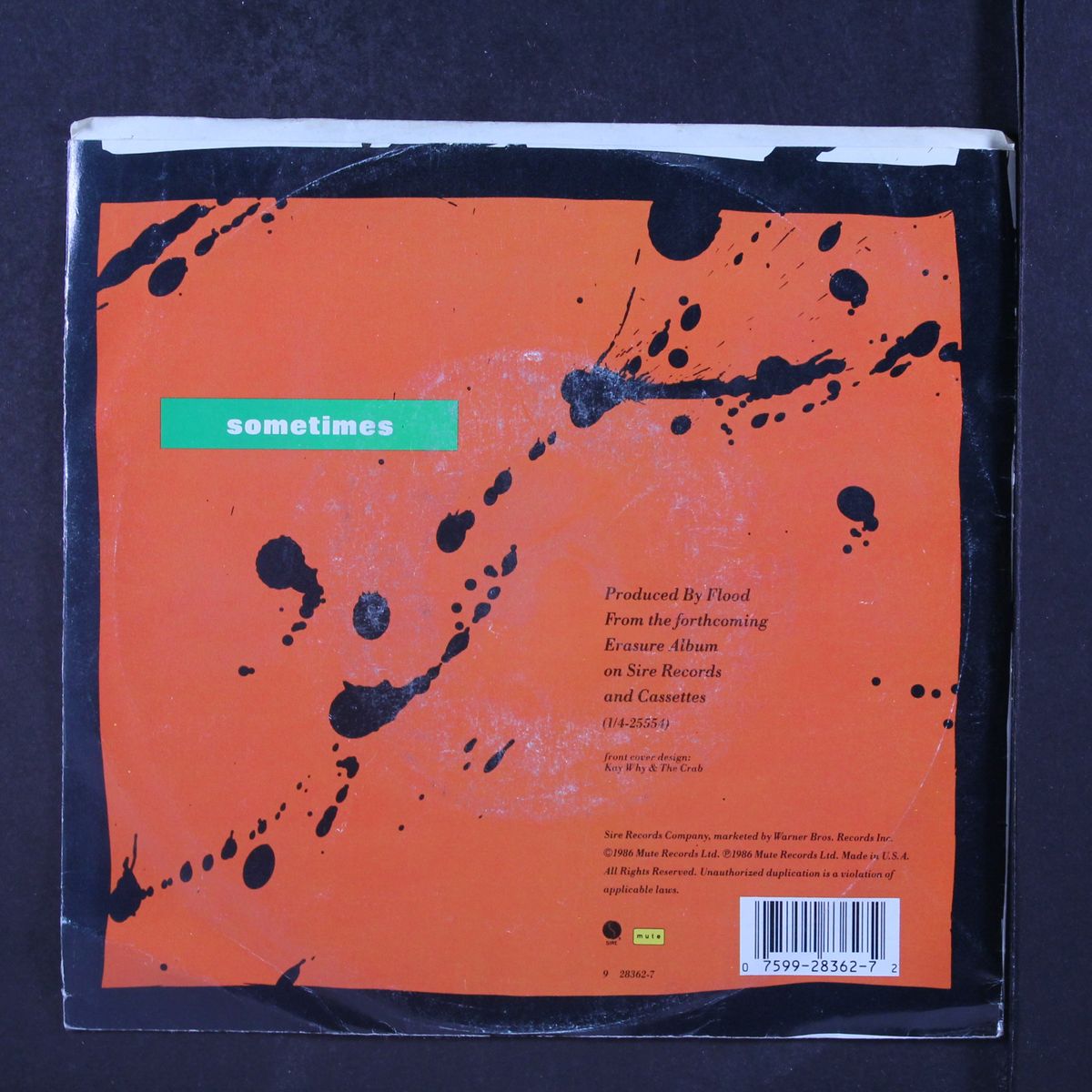 sometimes / same by ERASURE