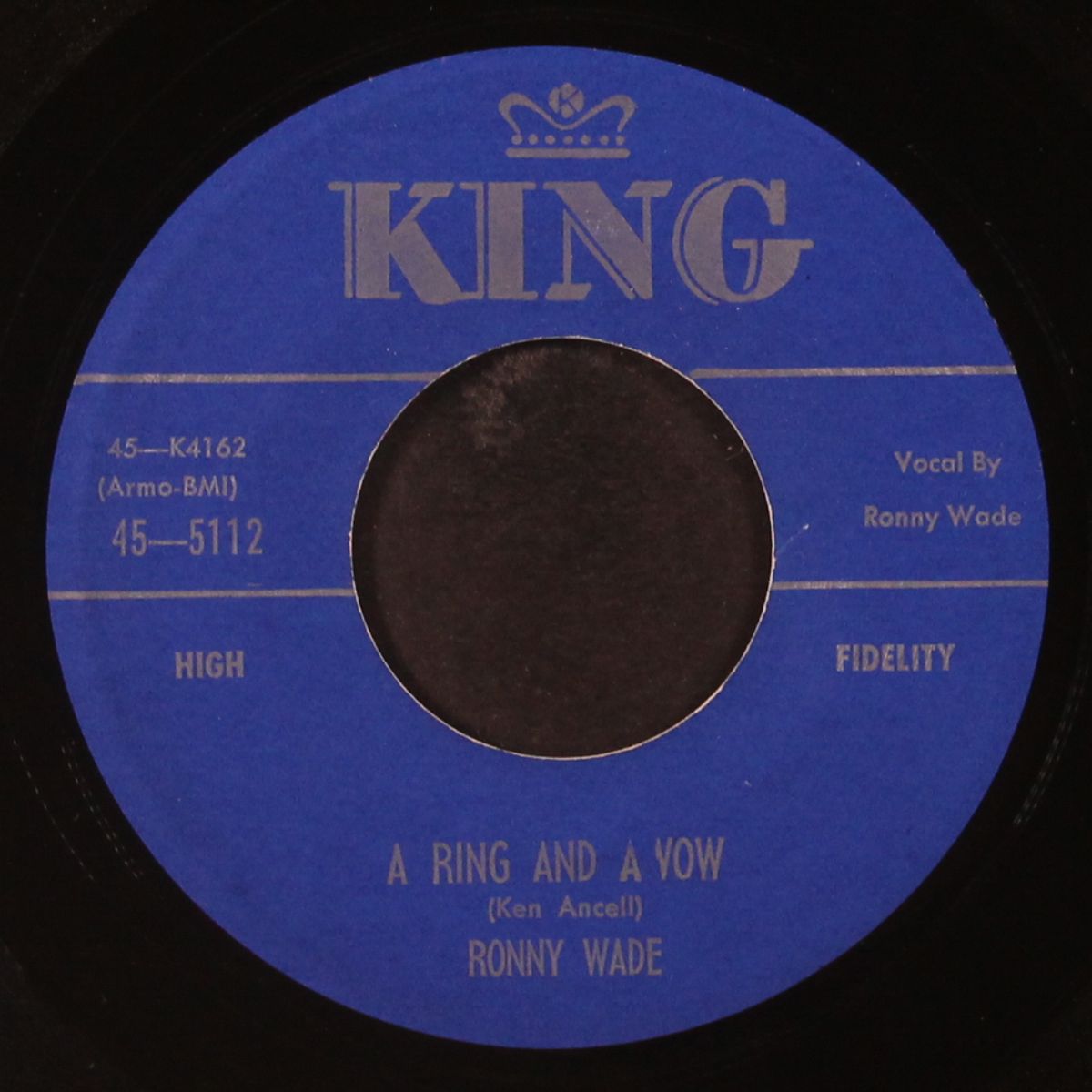 all i want / a ring and a vow by RONNY WADE