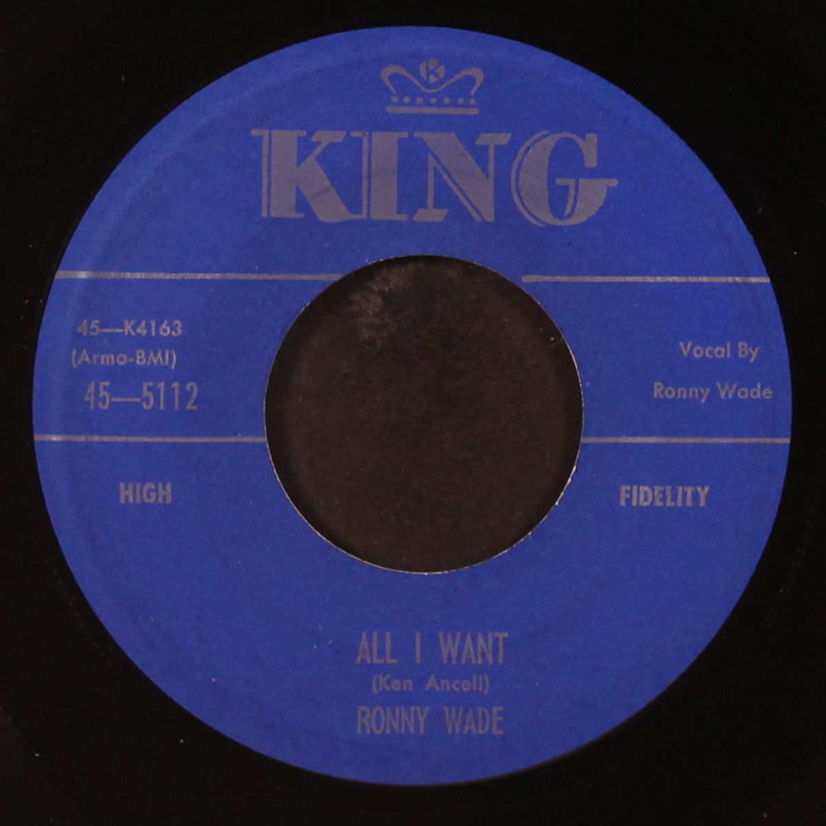 all i want / a ring and a vow by RONNY WADE