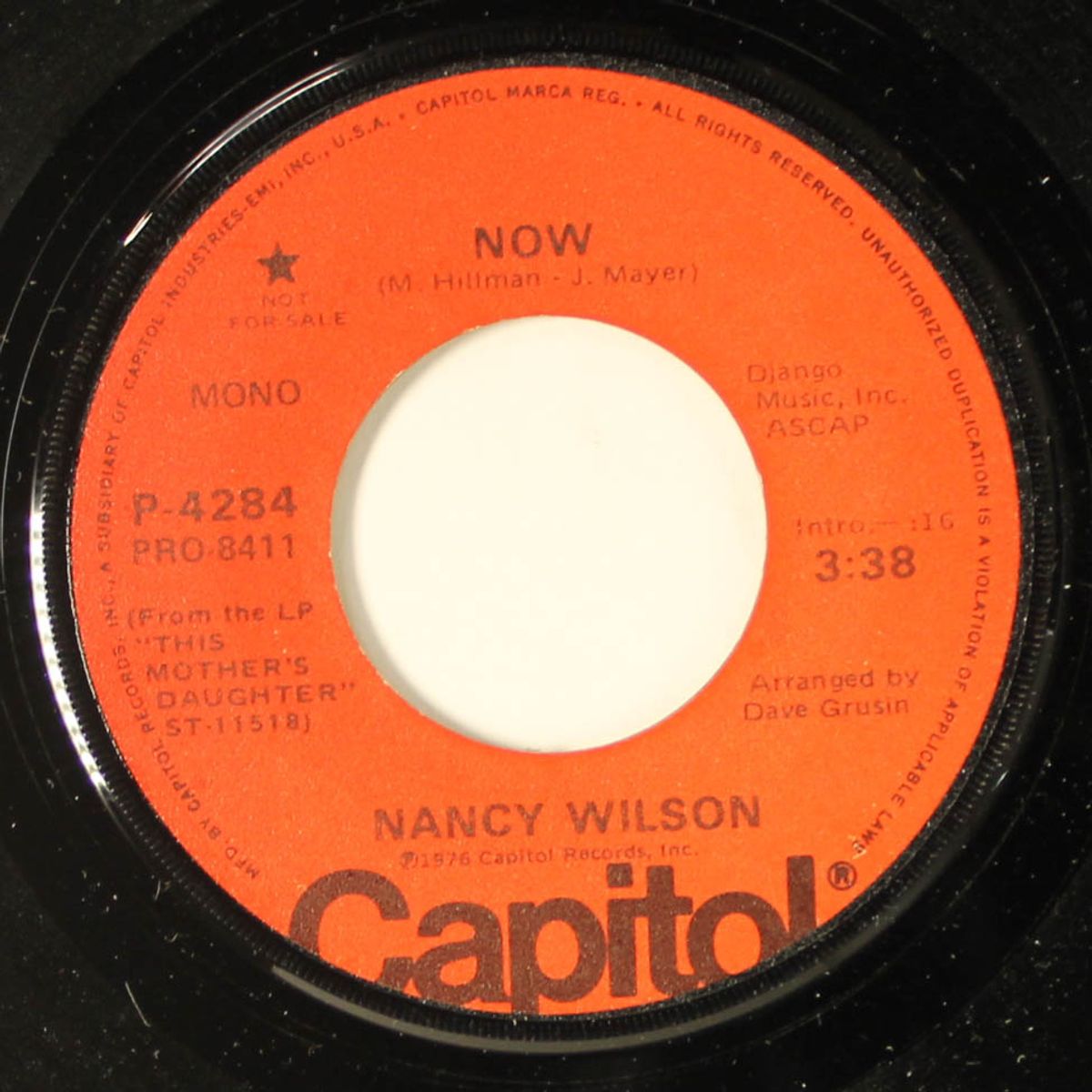 now / mono by NANCY WILSON
